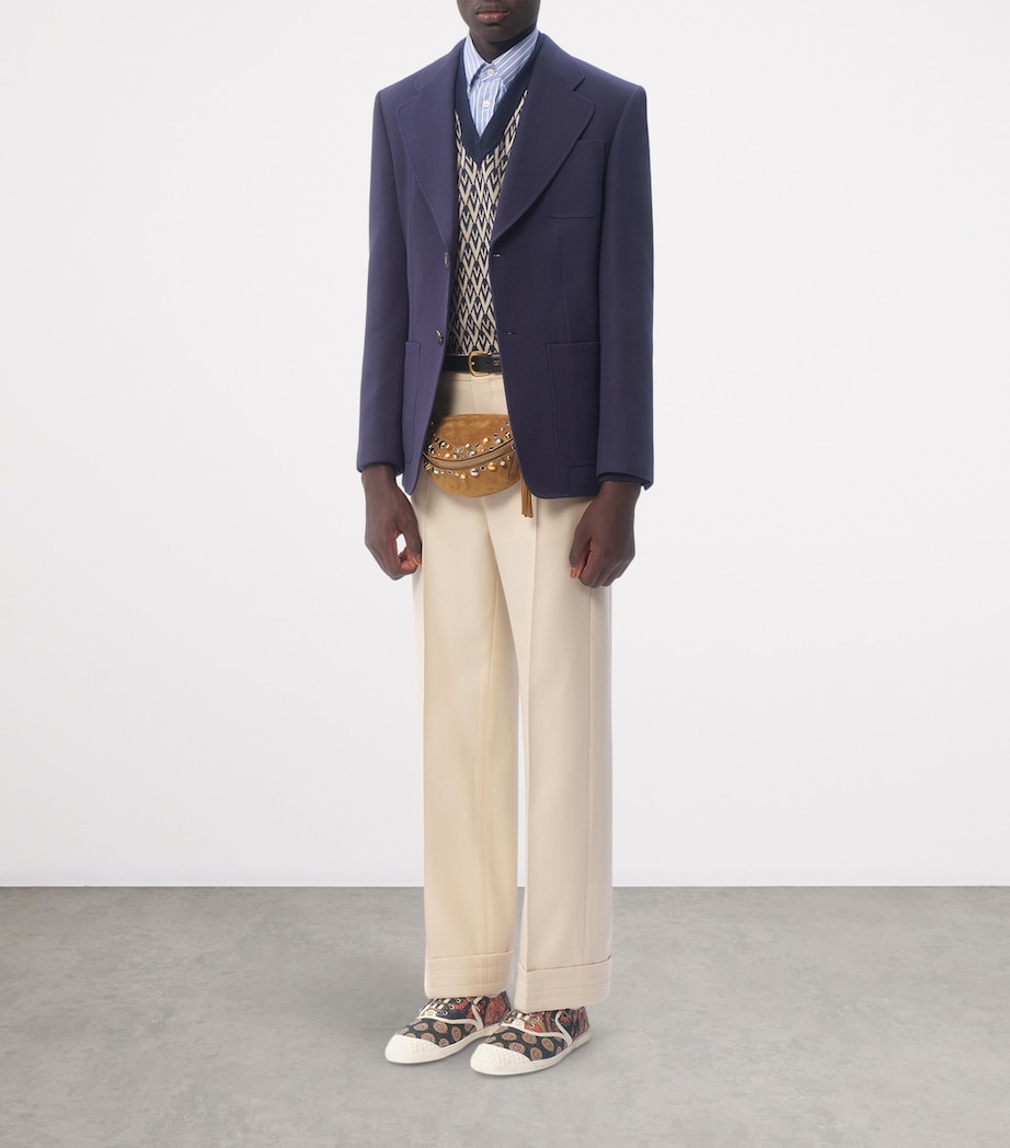 Virgin Wool Blazer D51 Image 7