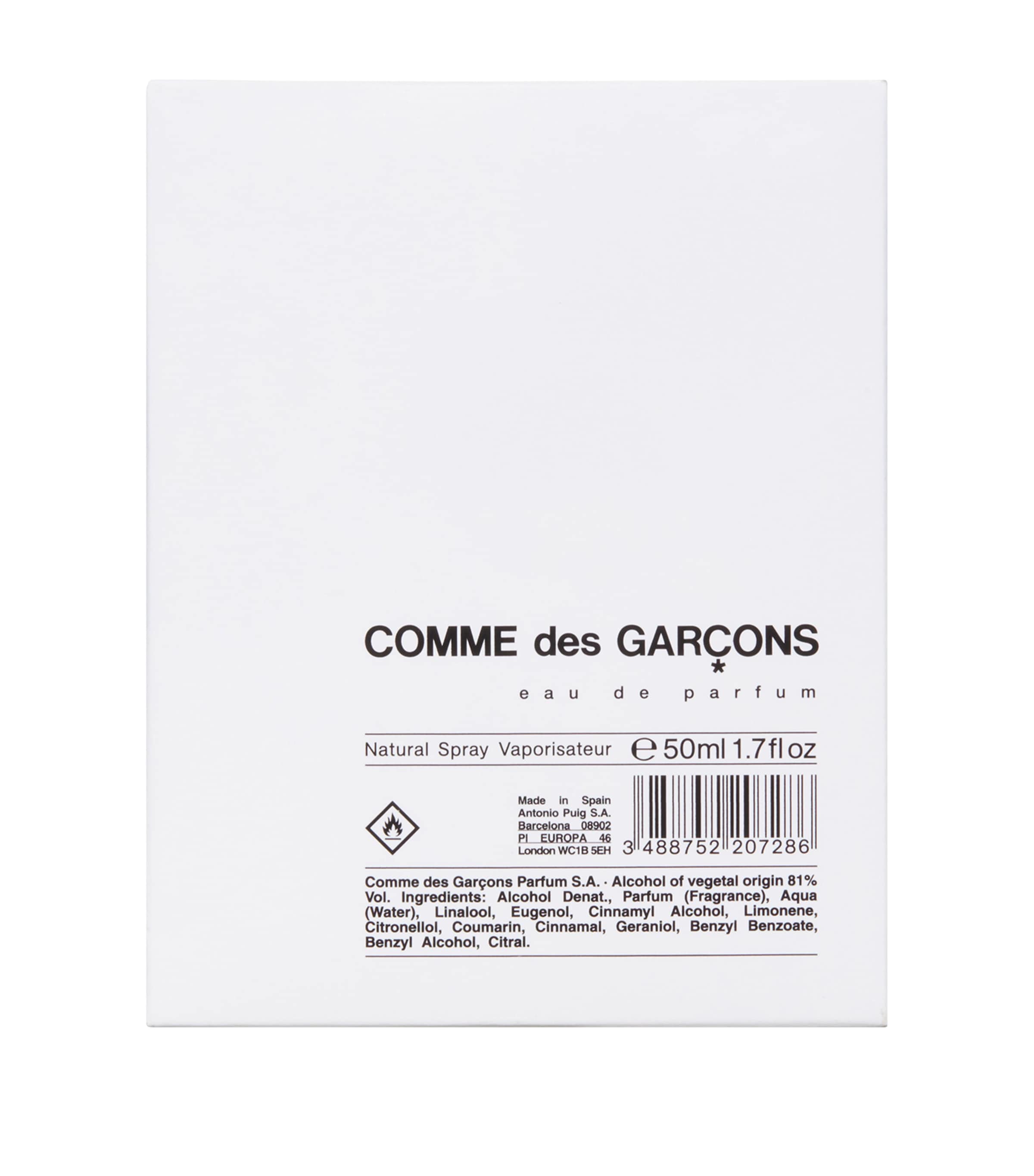 Comme des Garçons Eau de Parfum (50ml) MULTI Image 2
