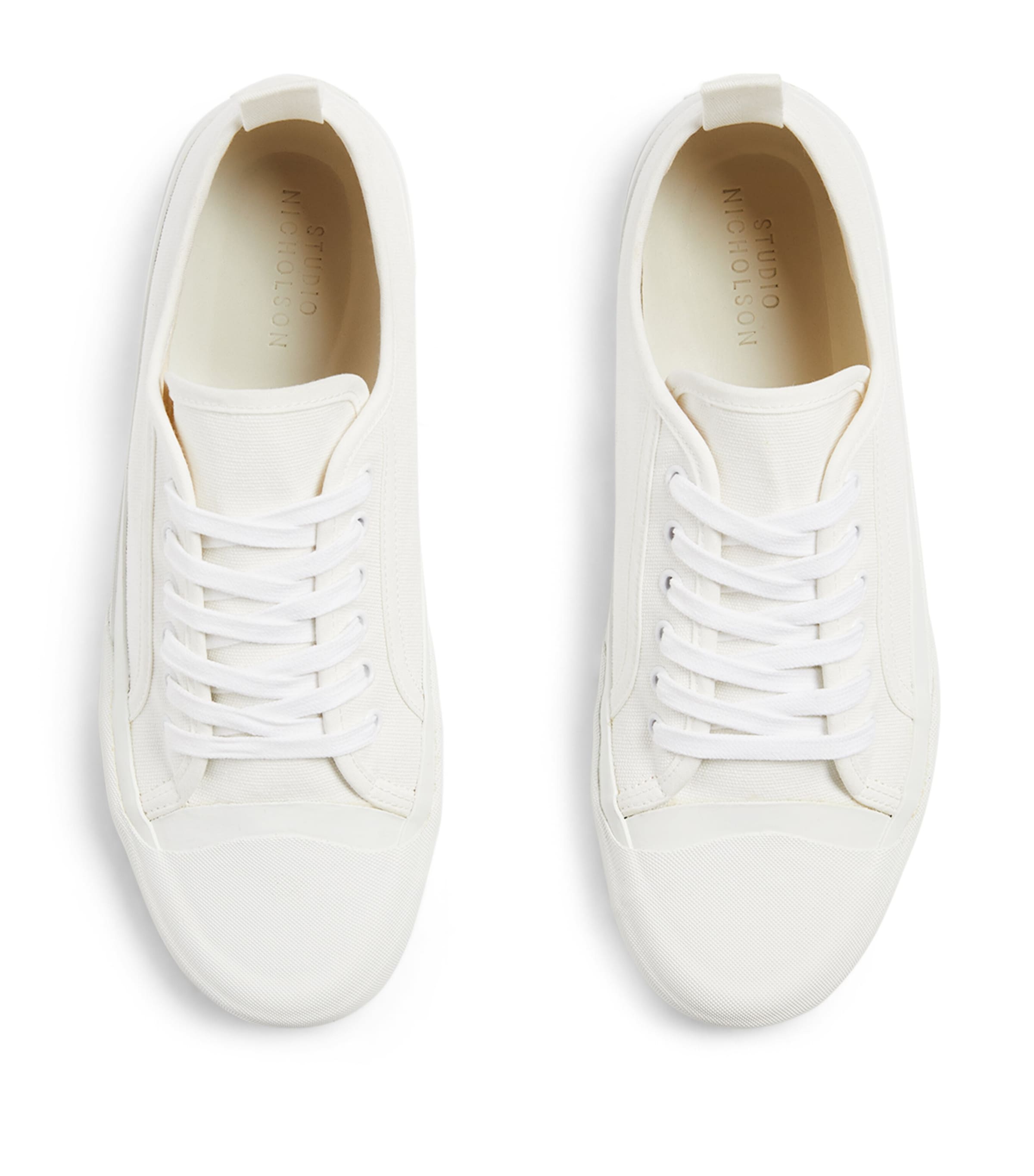 Studio Nicholson Canvas Sneakers Cream Image 2