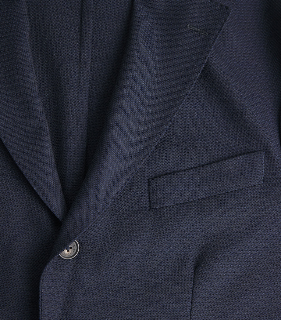 Wool-Blend Tech Blazer 28NAVY BLUE Image 5