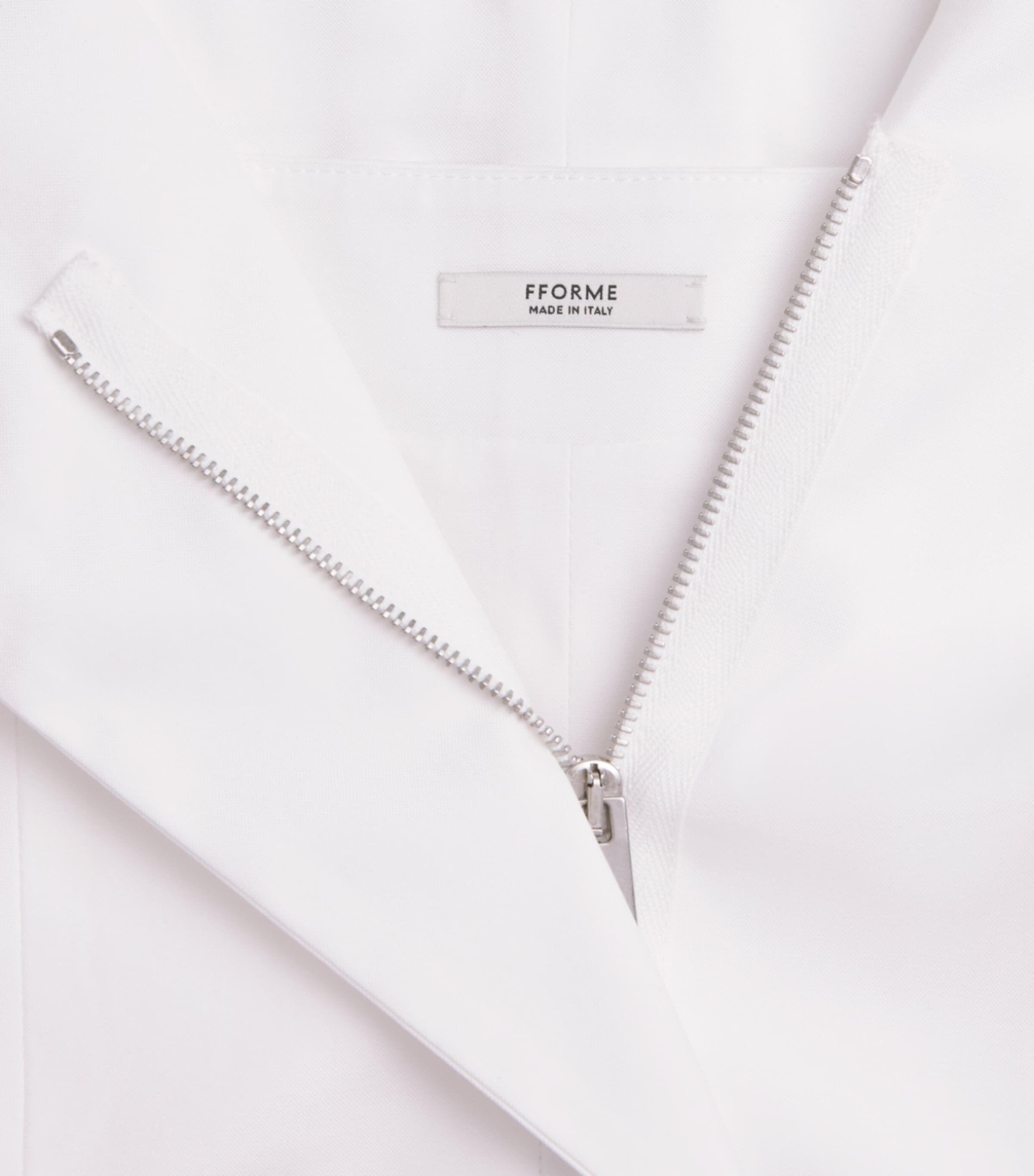 FFORME Womens Cotton Folded Eilwen Top White Image 6