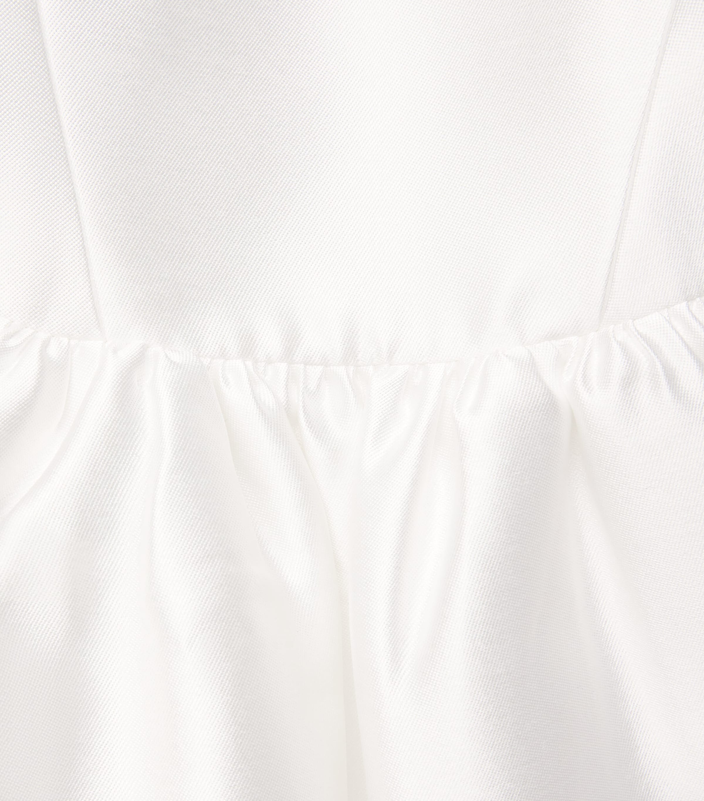 Self-Portrait Womens Taffeta Strapless Midi Dress White Image 6