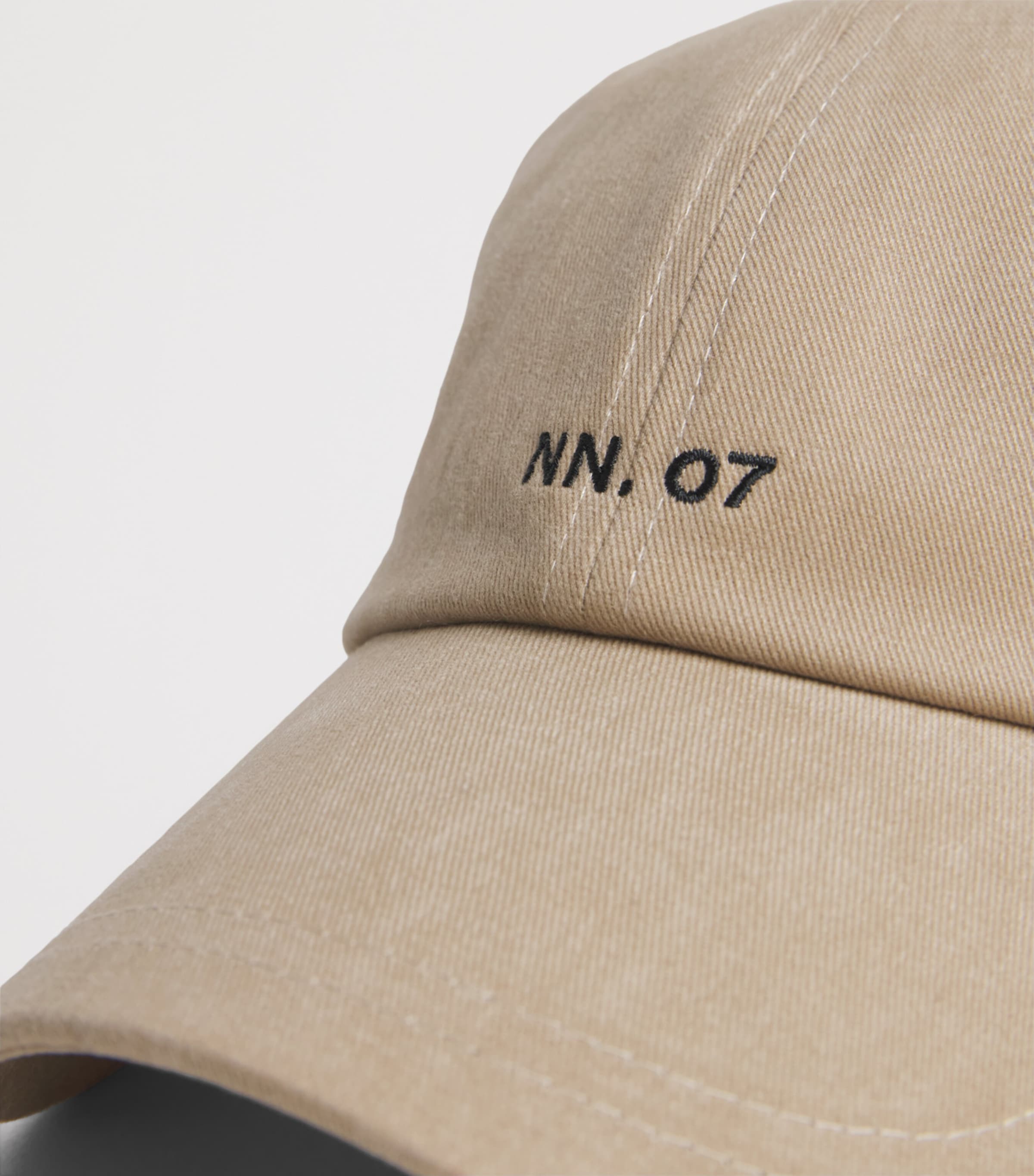 NN07 Cotton Logo Baseball Cap Camel Image 4