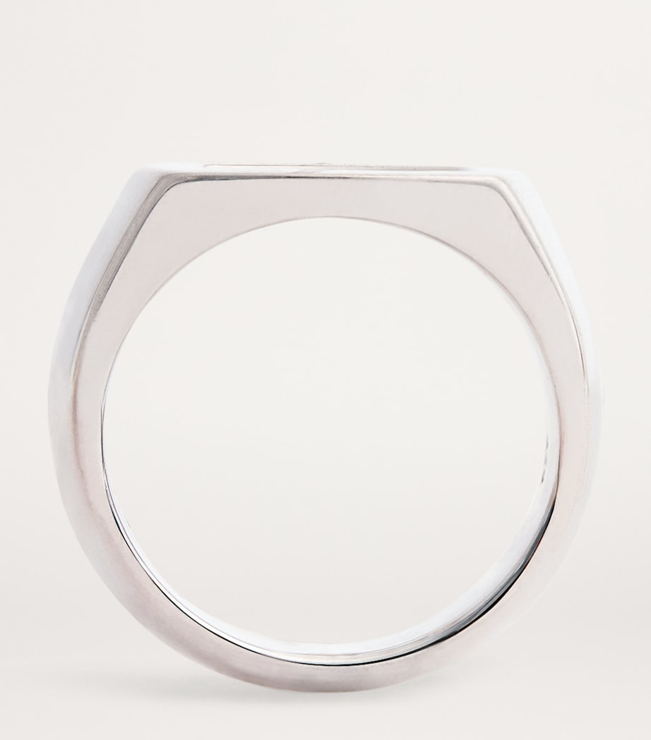 Sterling Silver Cushion Open Ring NA Image 3