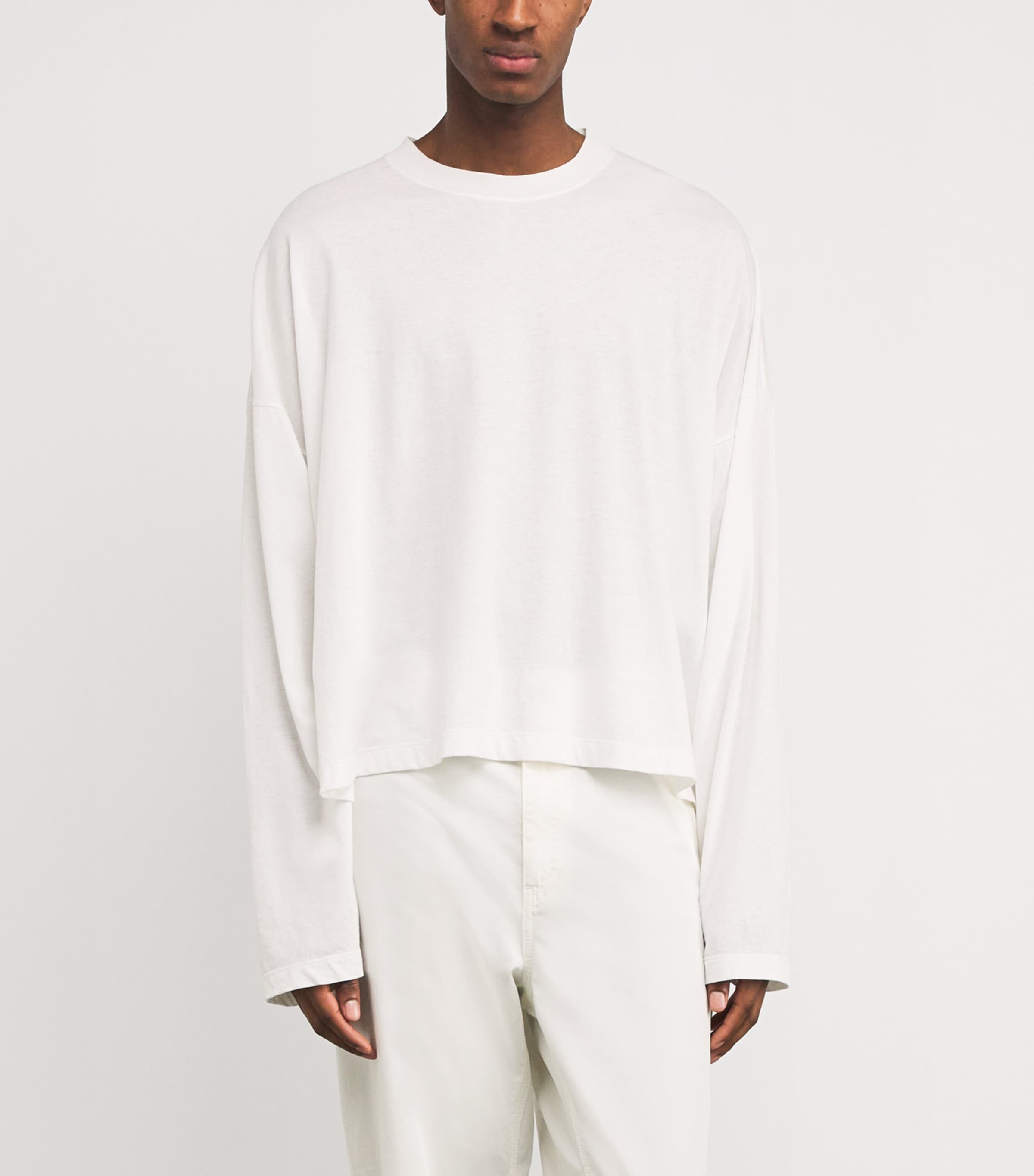 The Row White Haru Cotton T-Shirt | Harrods US