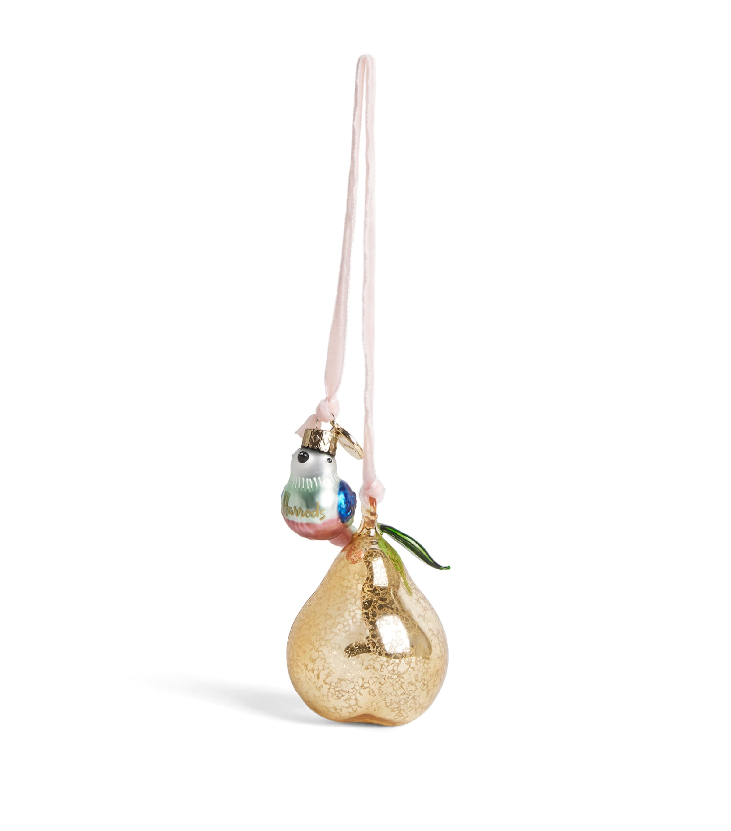 Harrods Partridge and Pear Tree Decoration Green Image 1