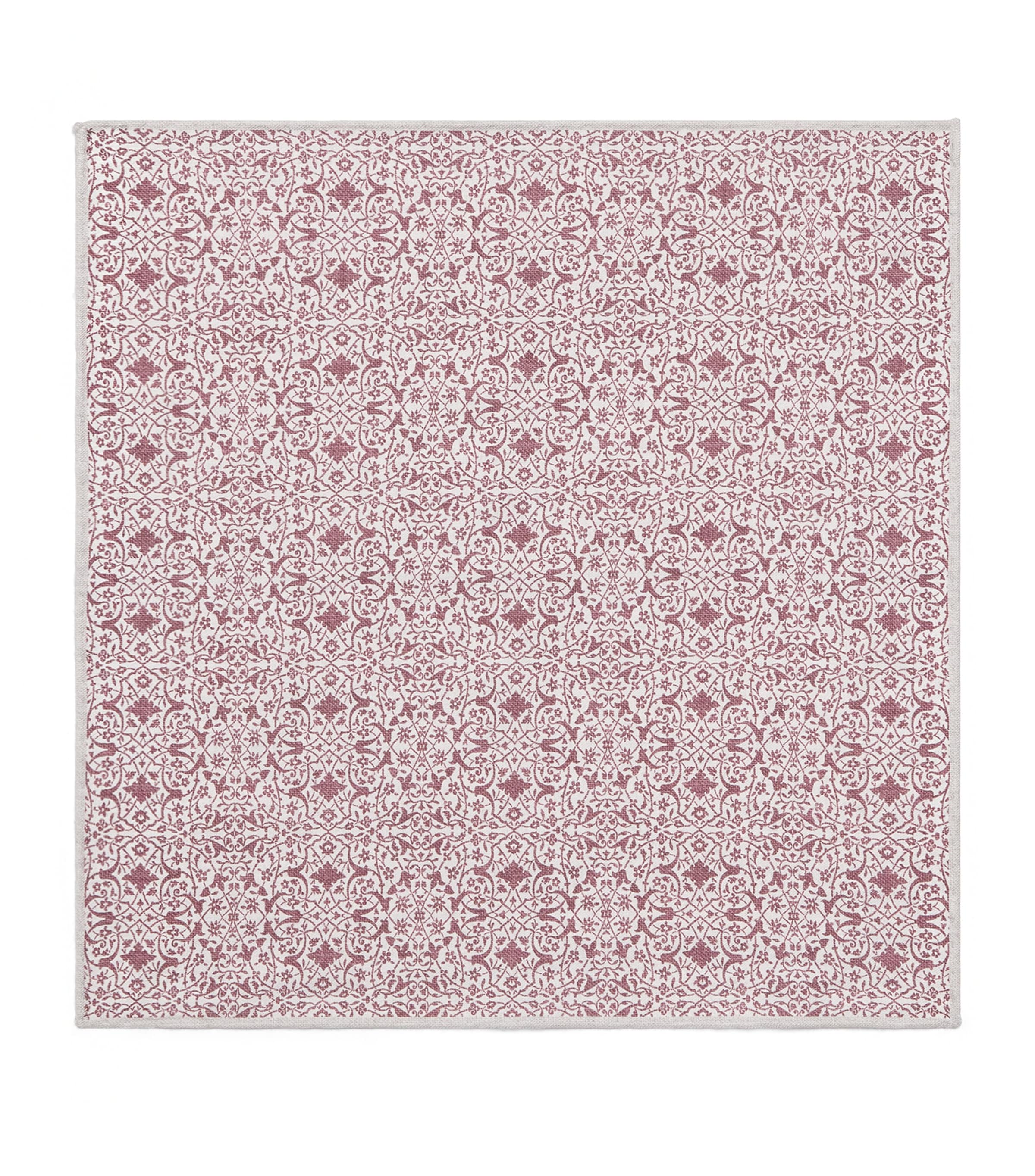 Eleventy Cotton-wool Printed Pocket Square