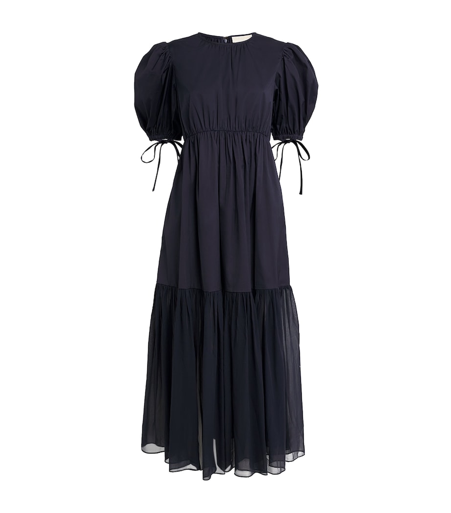Short-Sleeve Collage Midi Dress MIDNIGHT Image 1