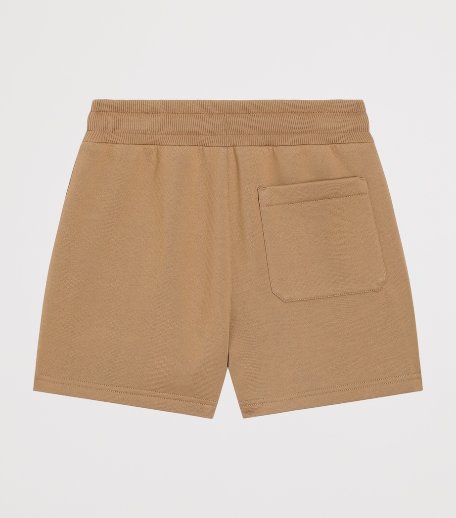 Dolce&Gabbana Kids Cotton Logo Sweatshorts (8-12+ Years) Dark Sand Image 2