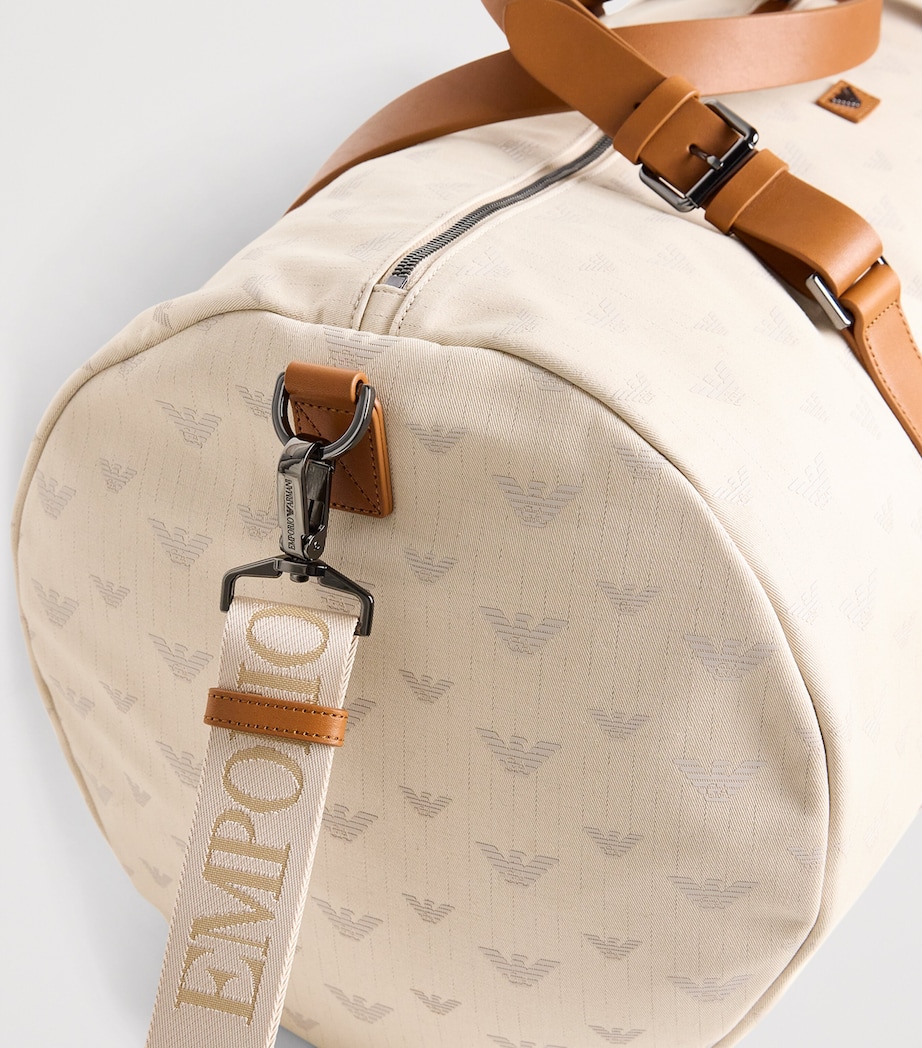 Canvas All-Over Eagle Weekend Bag U1039 Image 6