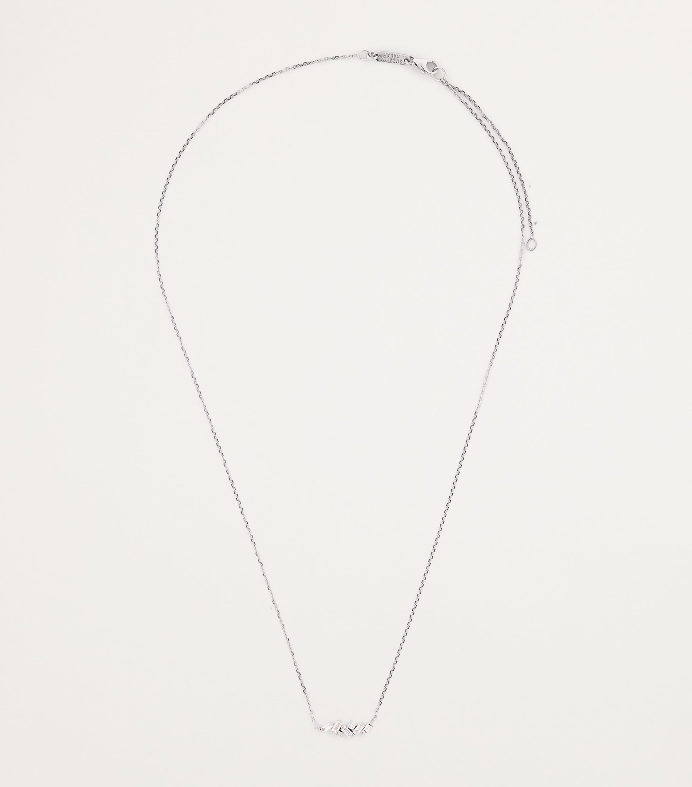Suzanne Kalan White Gold and Diamond Mini Frenzy Pendant Necklace Wg/wd Image 3
