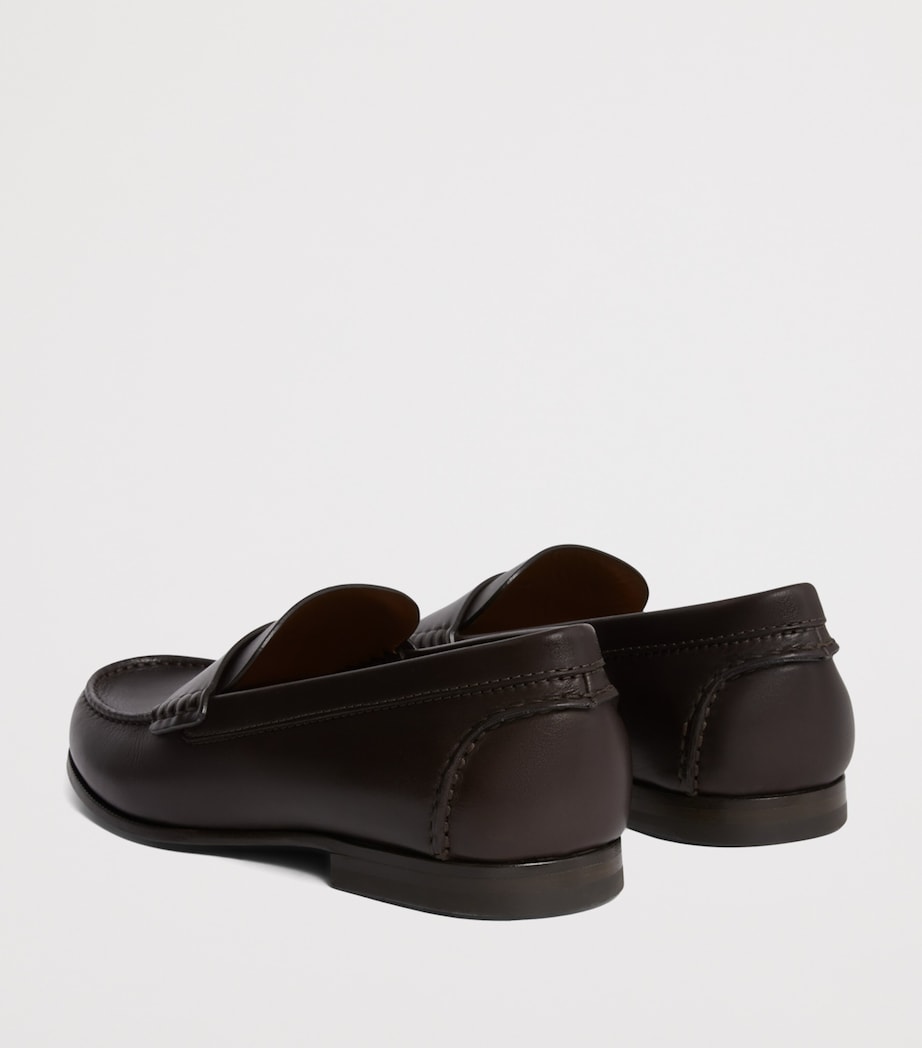 Flex Leather Heddon Loafers 202CHOCOLATE Image 6