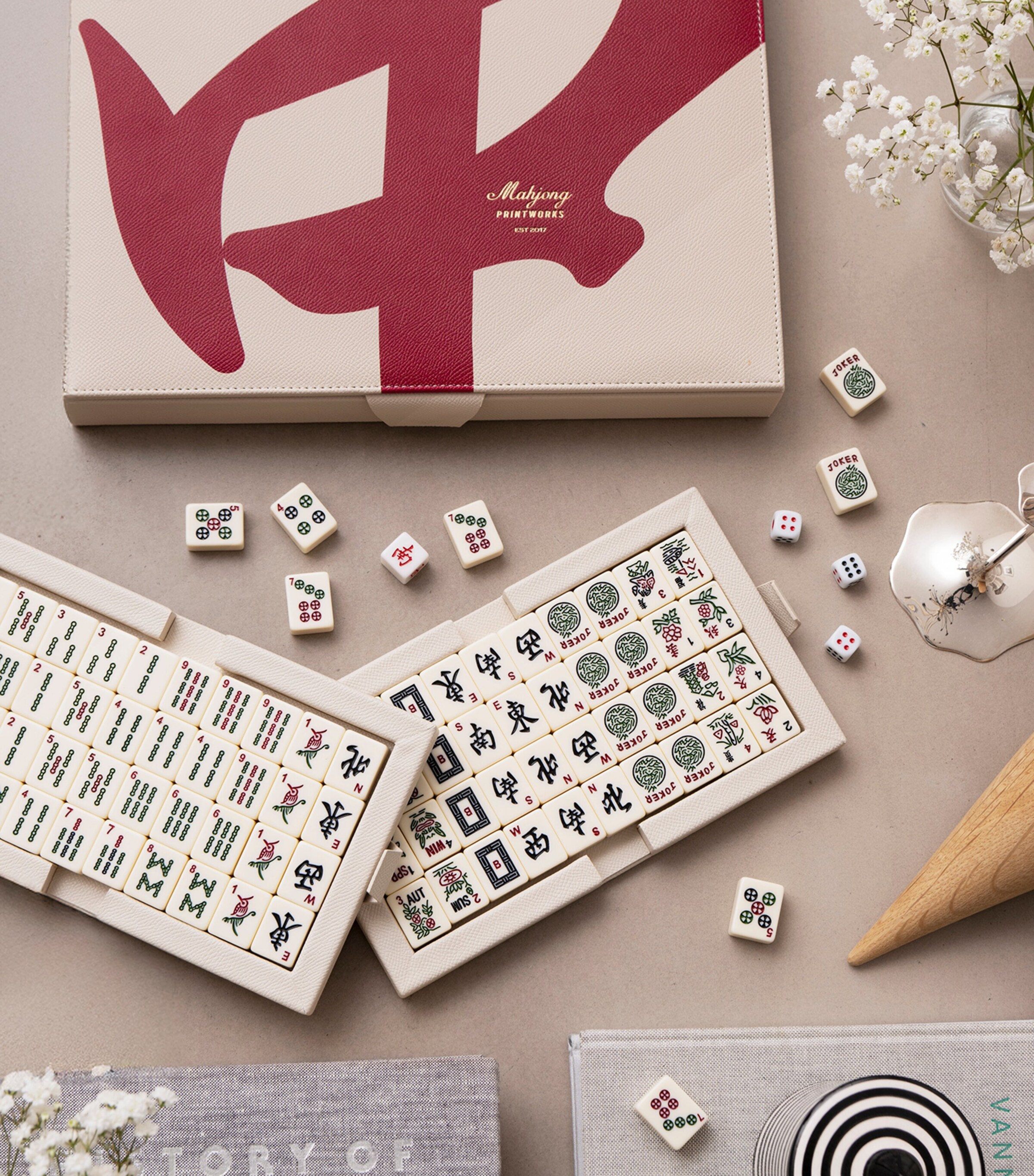 Printworks Reverra Mahjong Set Beige Image 3