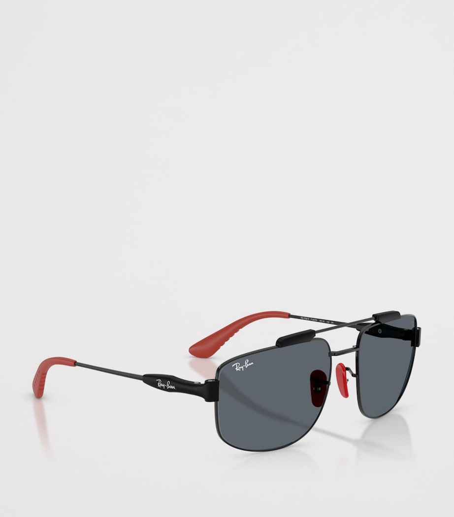 Ray-Ban Scuderia Ferrari Collection Square Sunglasses Black Image 6