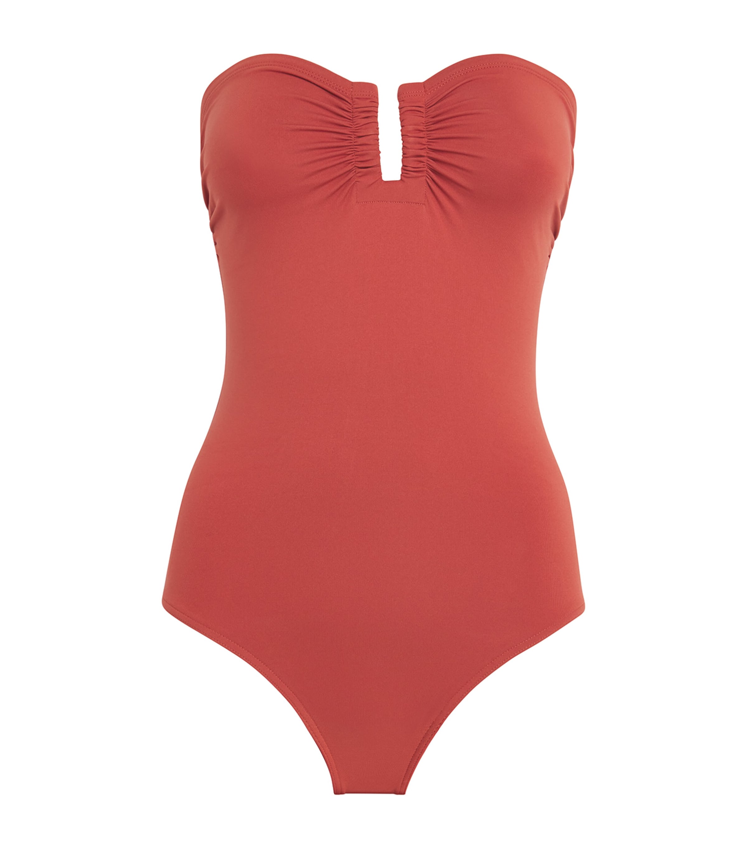 Eres Cassiopee Strapless Swimsuit In Orange