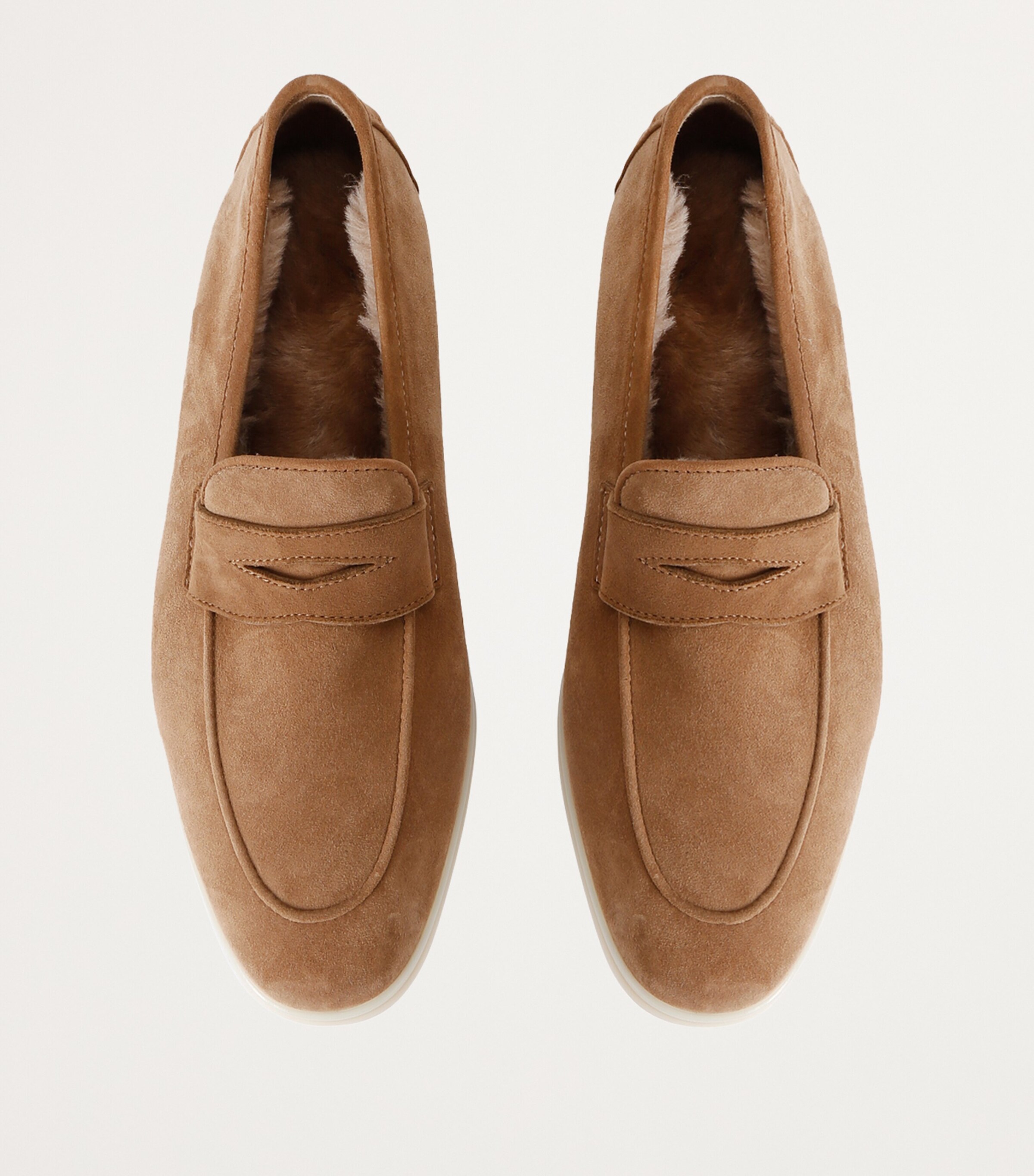 Bougeotte Suede Loisir Gommé Loafers Brown Image 4