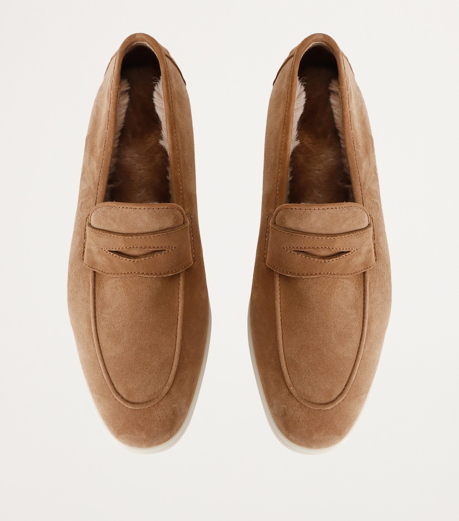 Bougeotte Suede Loisir Gommé Loafers Brown Image 4