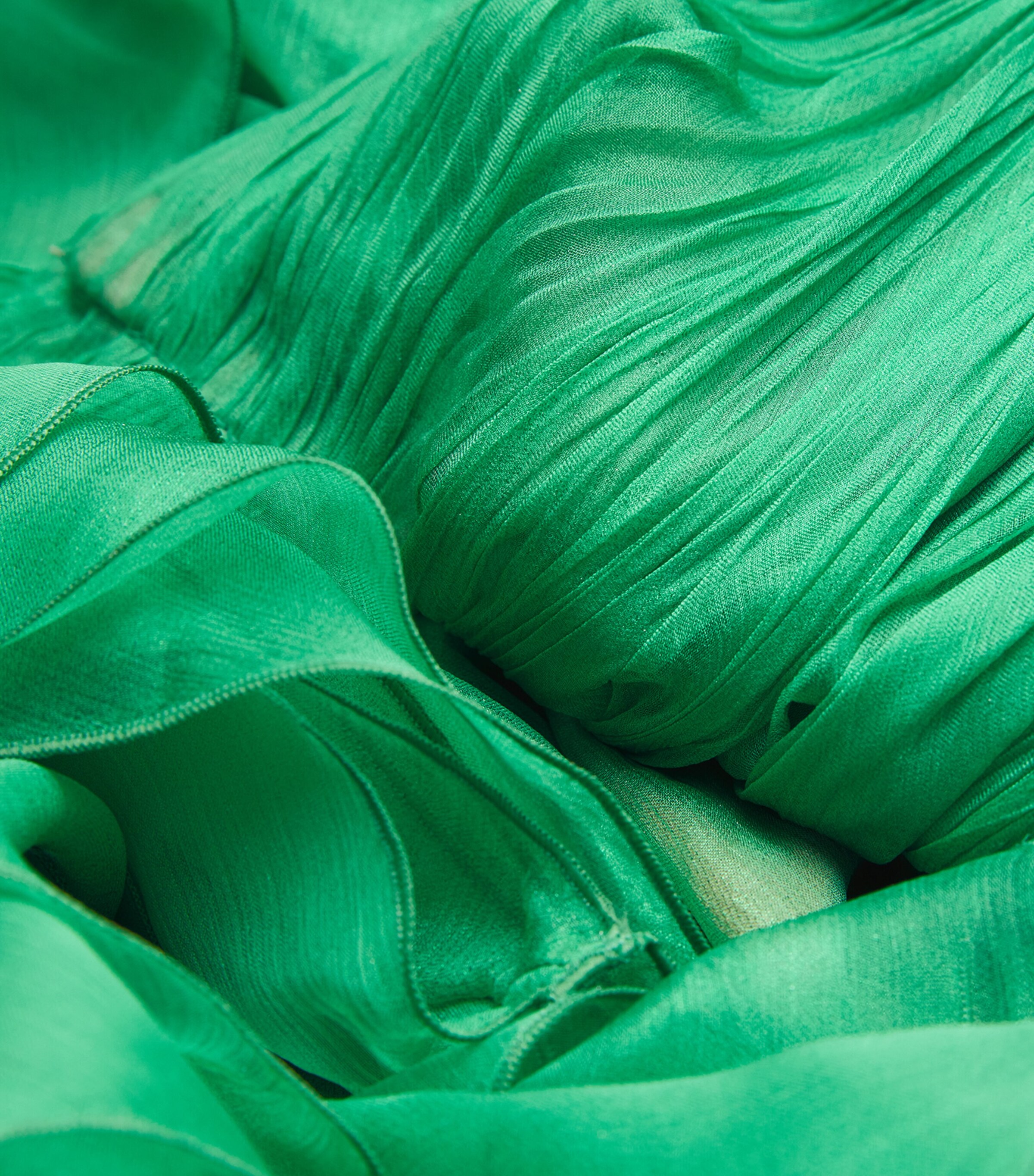 新品未使用　MARIA LUCIA HOHAN　シルク100％ケープ／グリーン系 Maria Lucia Hohan Green Gown by Maria Lucia Hohan - Pickle