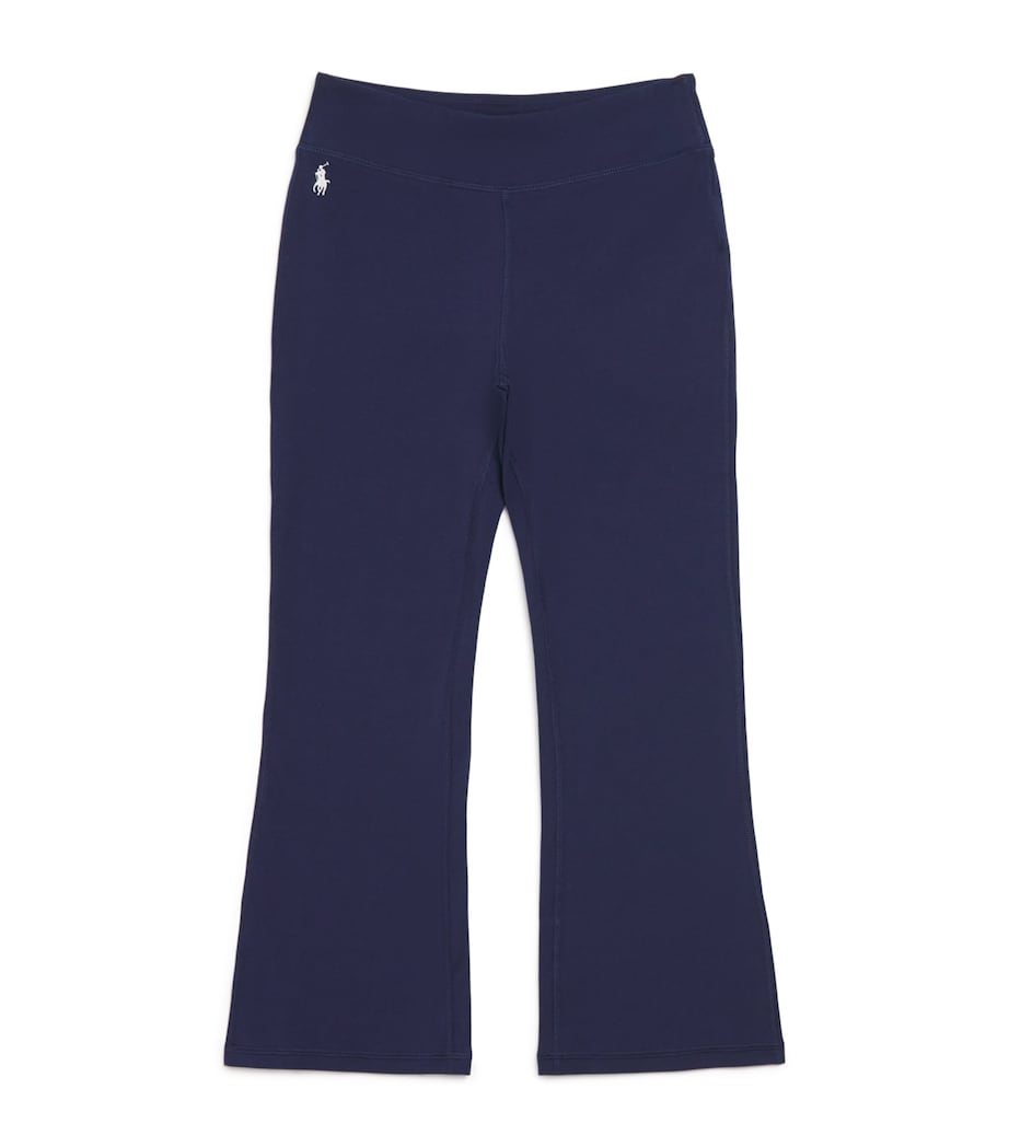 Stretch-Cotton Polo Pony Leggings (2-6 Years) NAVY Image 1