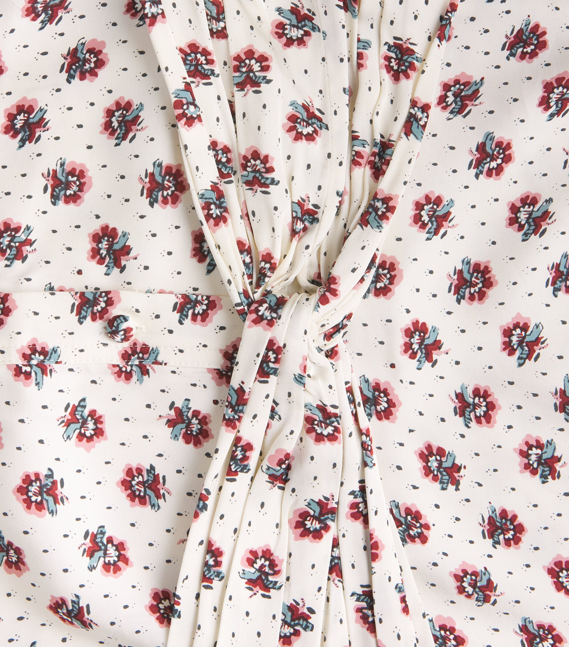 Claudie Pierlot Womens Floral Maxi Shirt Dress Light Print Image 6