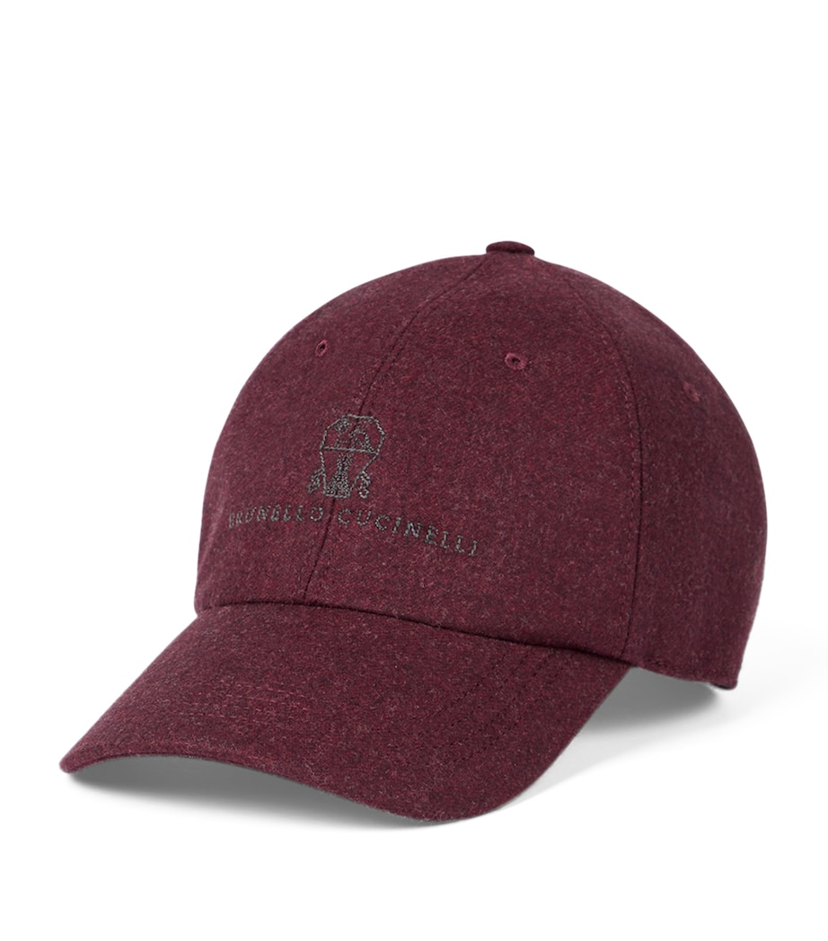 Wool Flannel Baseball Cap CNT14 Image 1