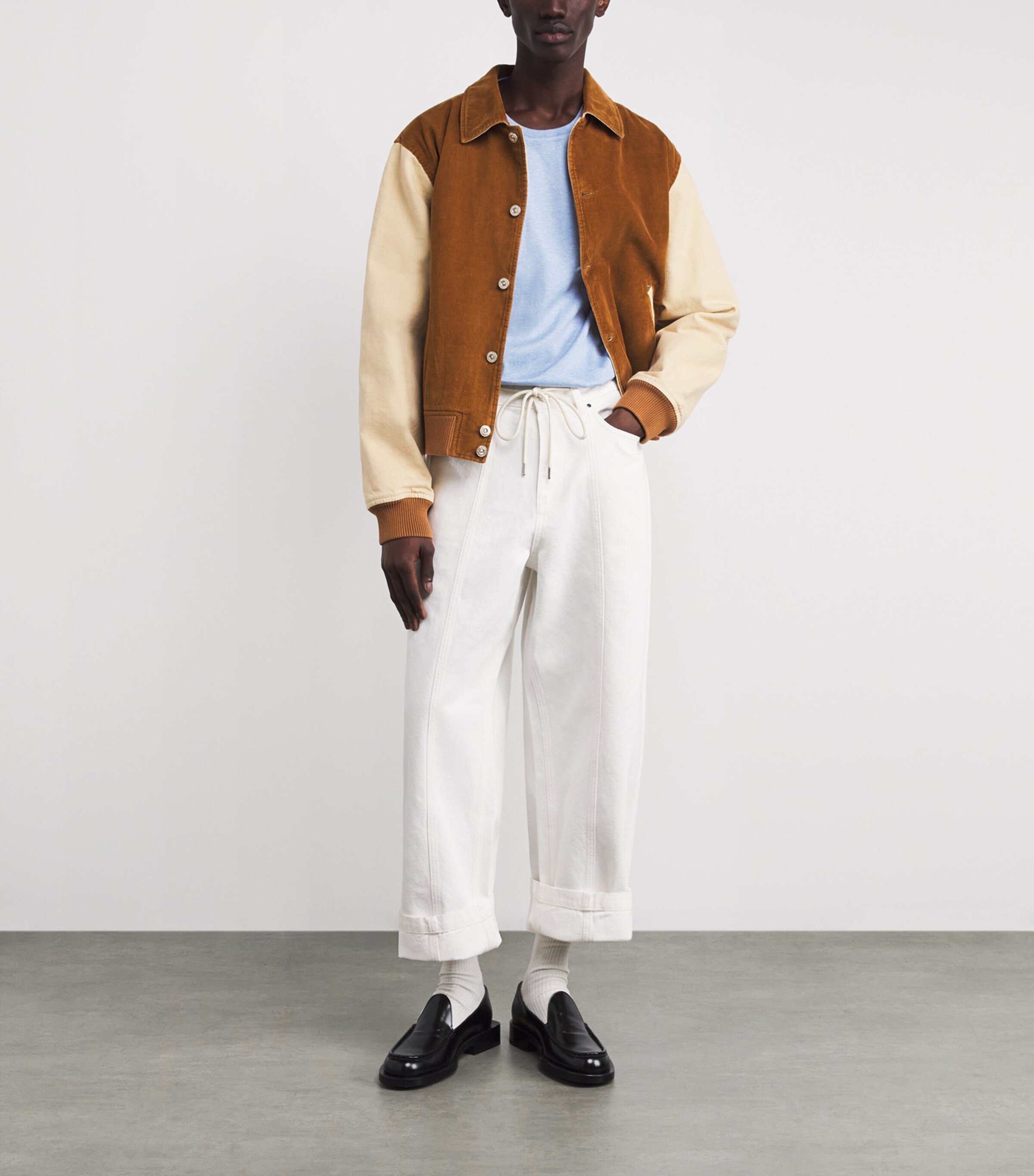 Pima Cotton Logo T-Shirt ISLE HEATHER Image 2