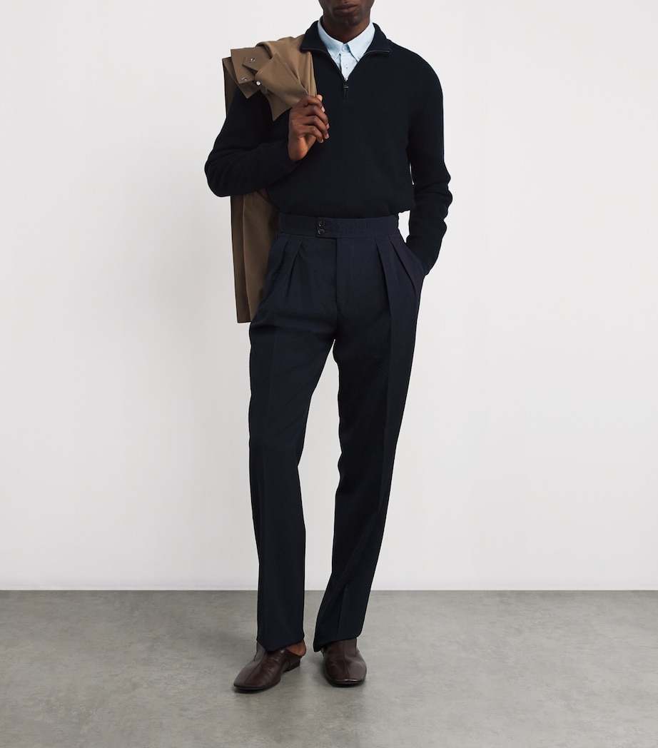 Cashmere-Wool High-Neck Sweater 4110 Image 2