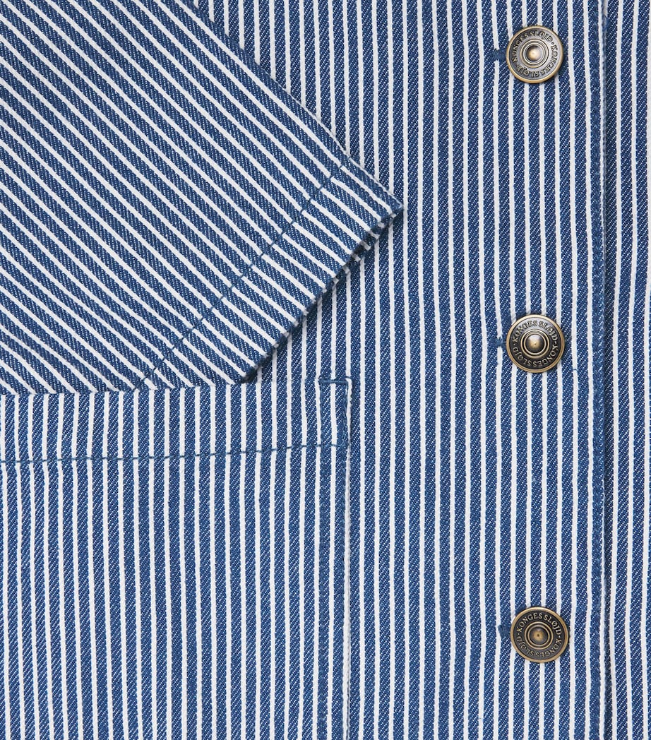 Organic Cotton Luc Jacket (9 Months - 10 Years) BLUE STRIPE Image 4