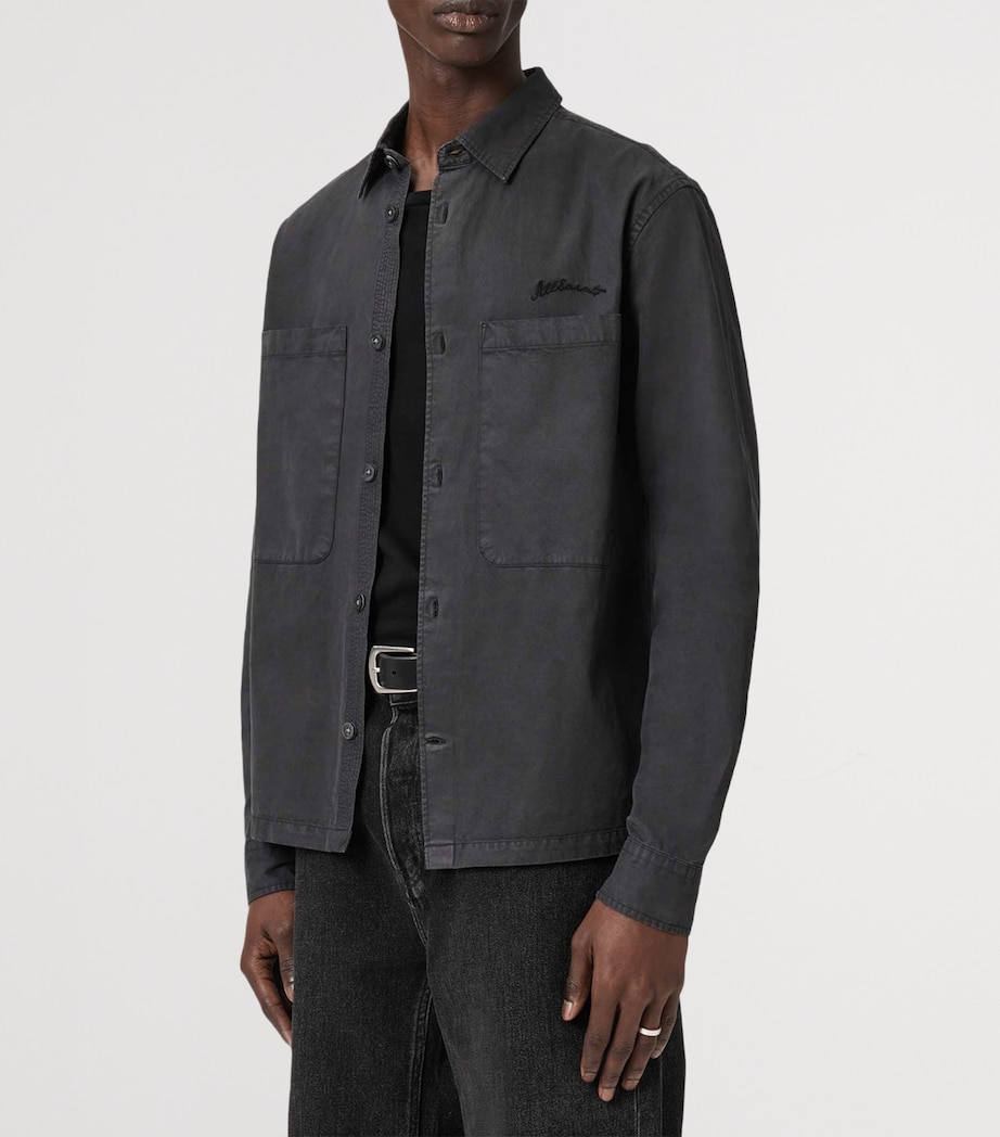 Organic Cotton-Blend Rohdi Overshirt PARMA BLUE Image 4