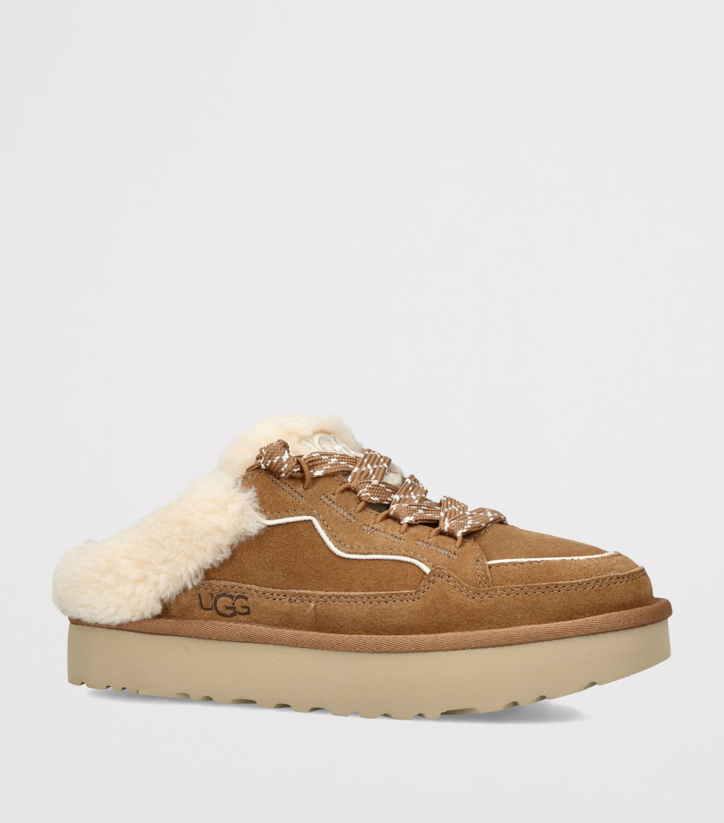 UGG Suede Lowmel Mules Tan Image 2