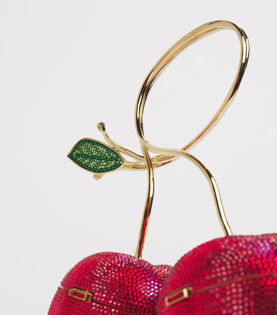 Judith Leiber Embellished Cherry Clutch Bag Clsmt Image 5