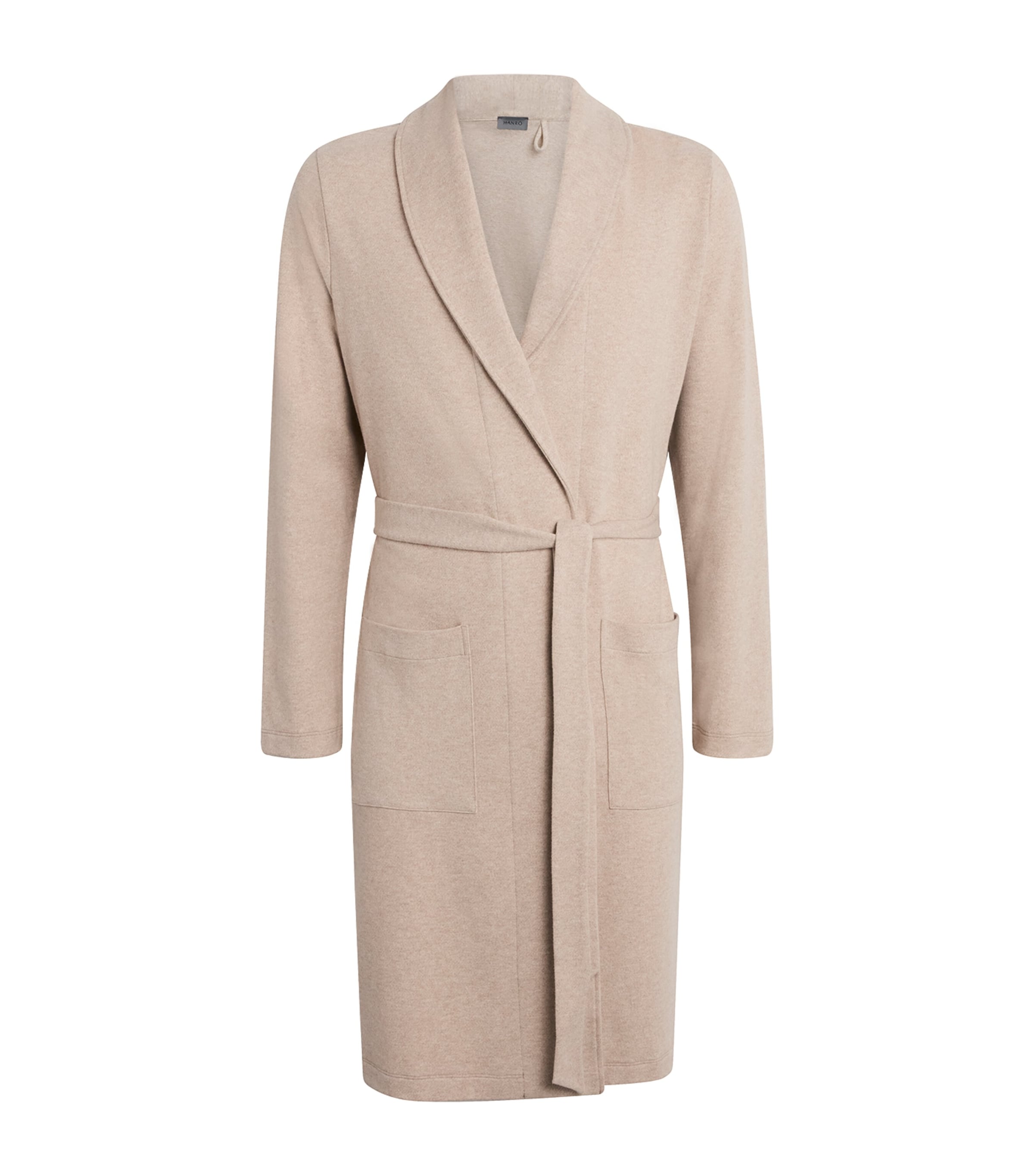 Hanro Cotton-Blend Cozy Living Robe | Men Clothing | Nightwear | Dressing Gowns | Designers | Hanro
