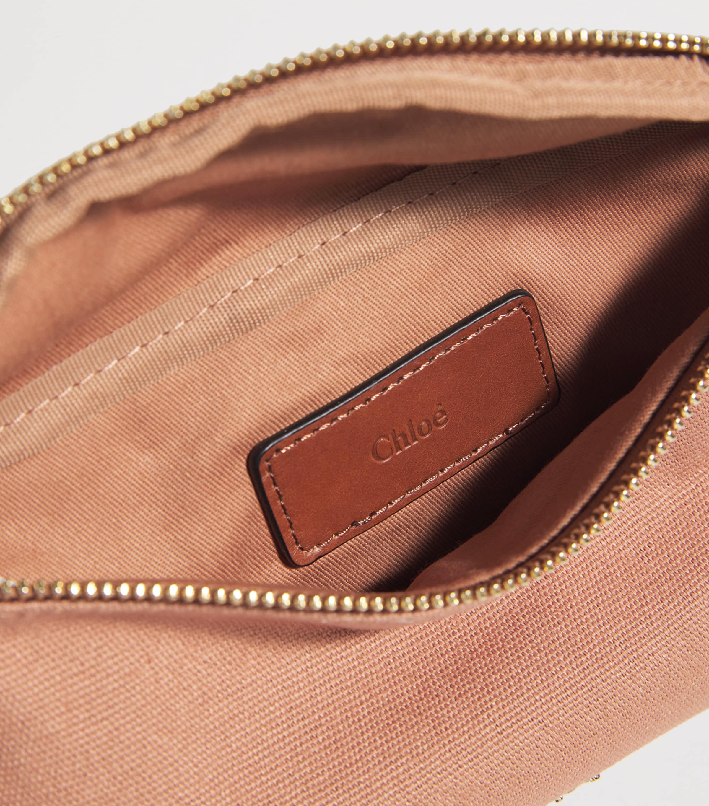 Canvas Logo Belt Bag BRICK Image 4