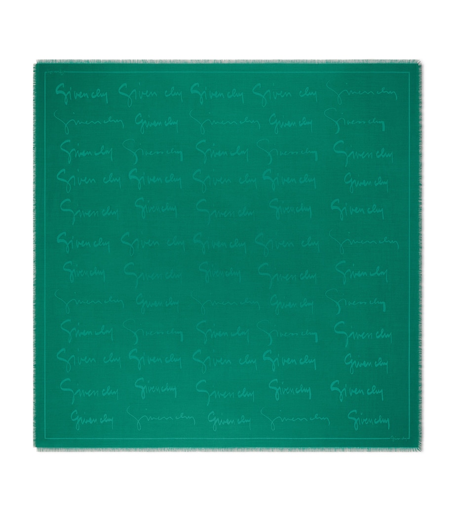 Givenchy Silk-Wool Signature Shawl Image 1
