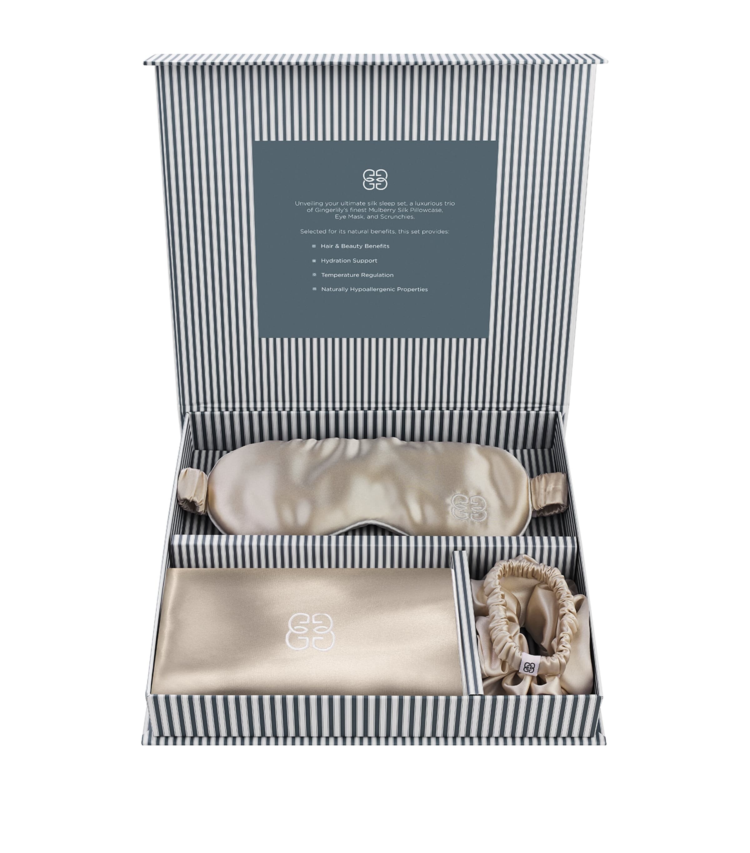 Gingerlily Ultimate Silk Sleep Set Champagne Image 1