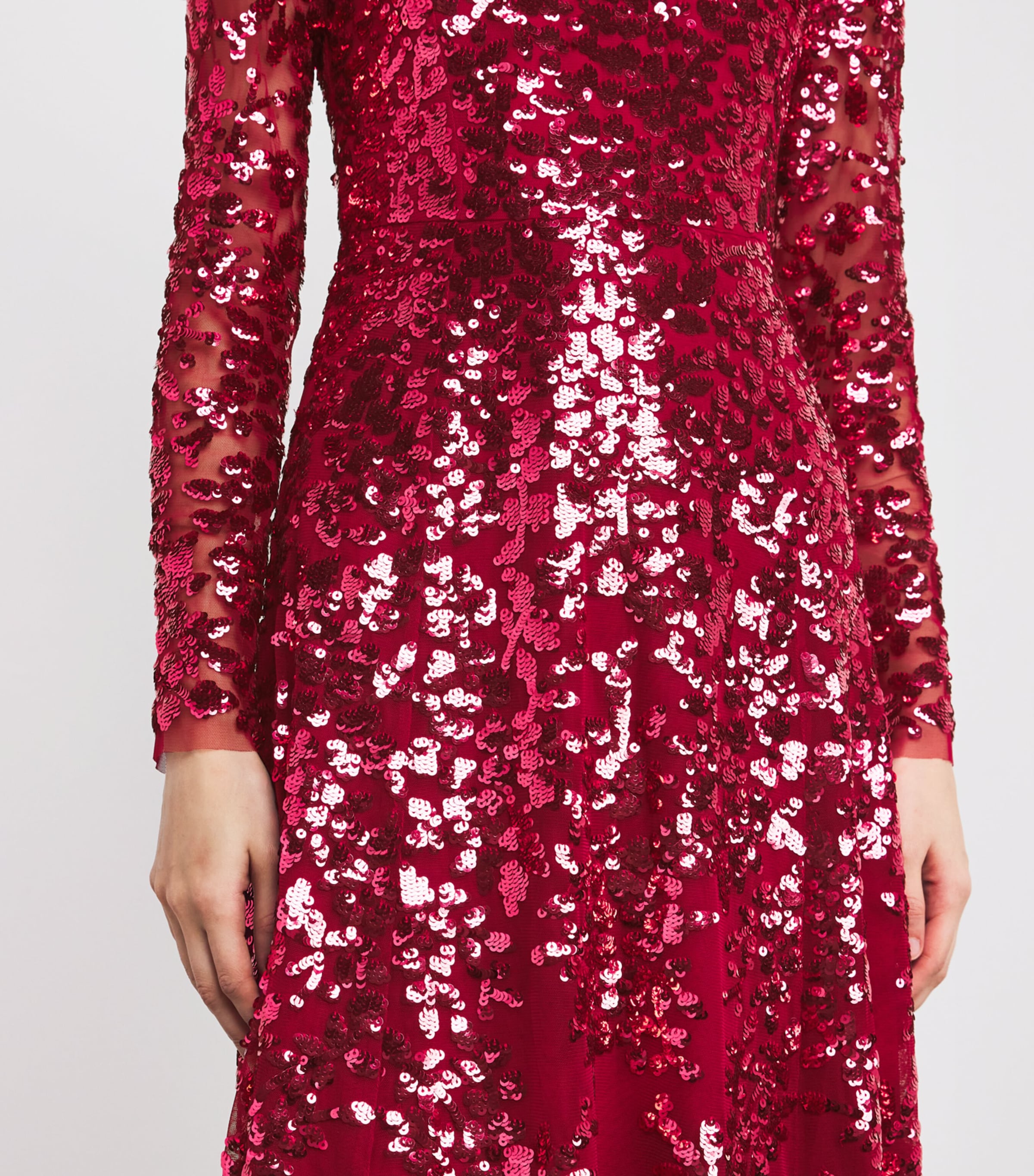 Embellished Rosanna Maxi Dress 77966618 RED Image 6
