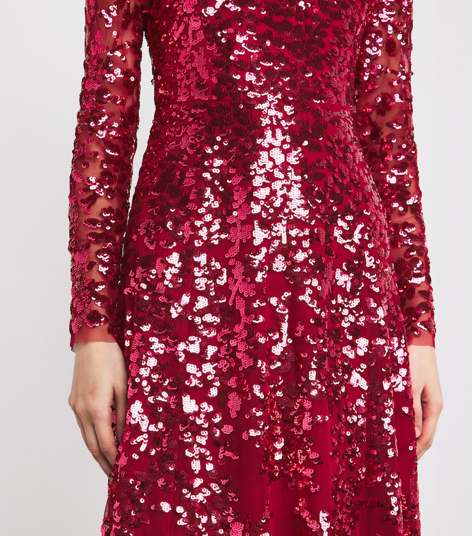 Embellished Rosanna Maxi Dress 77966618 RED Image 6