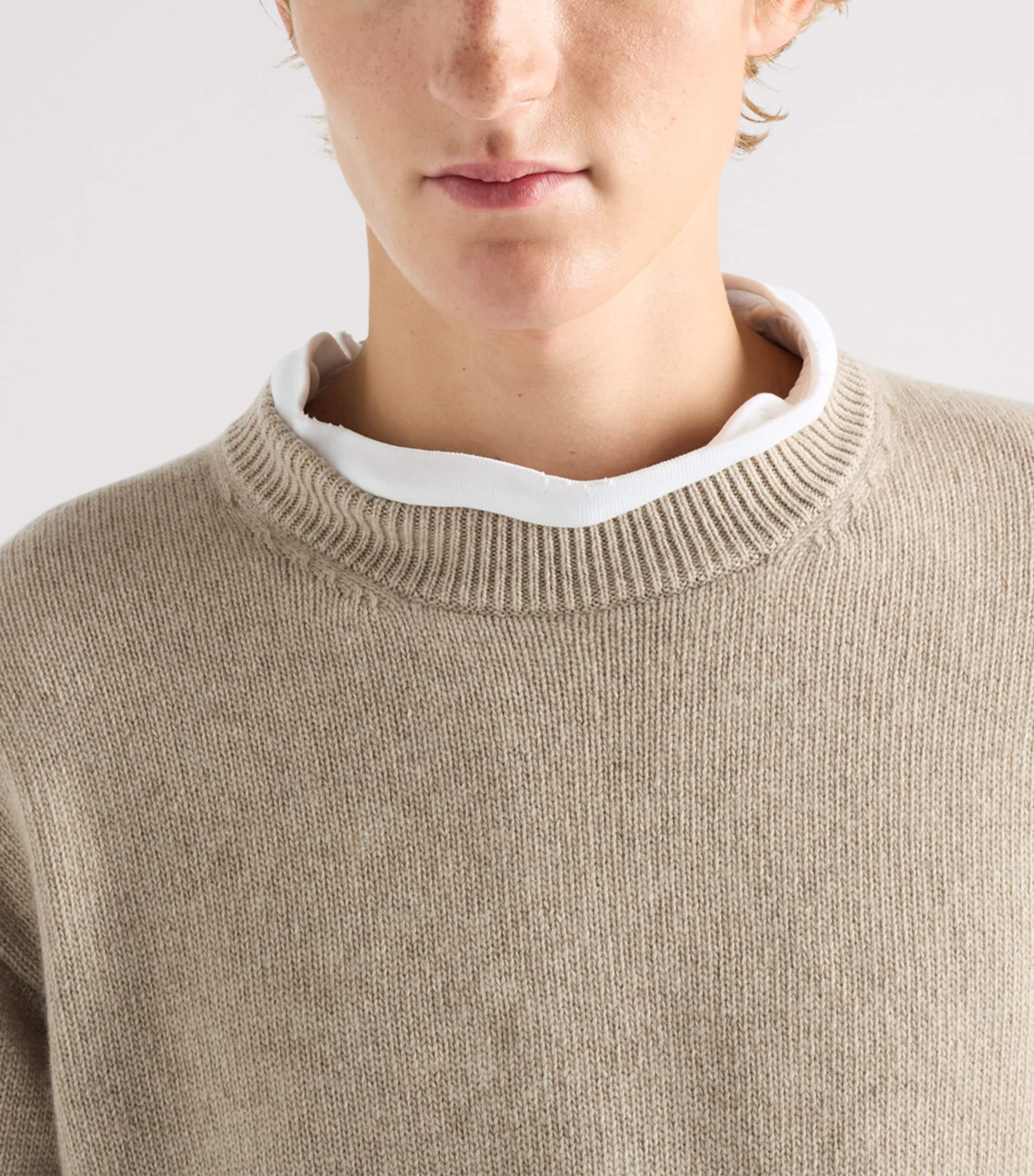 Re-Cashmere Crewneck Sweater F0AP2 Image 4