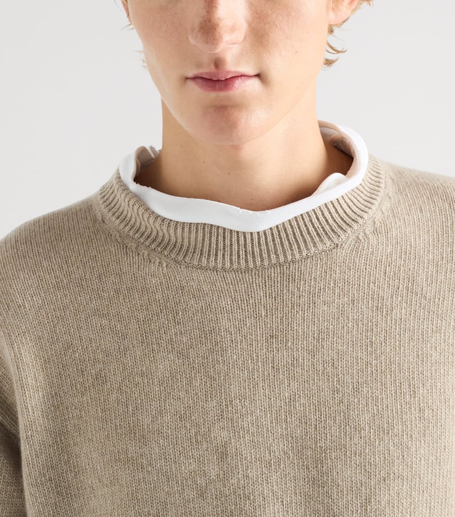 Re-Cashmere Crewneck Sweater F0AP2 Image 4