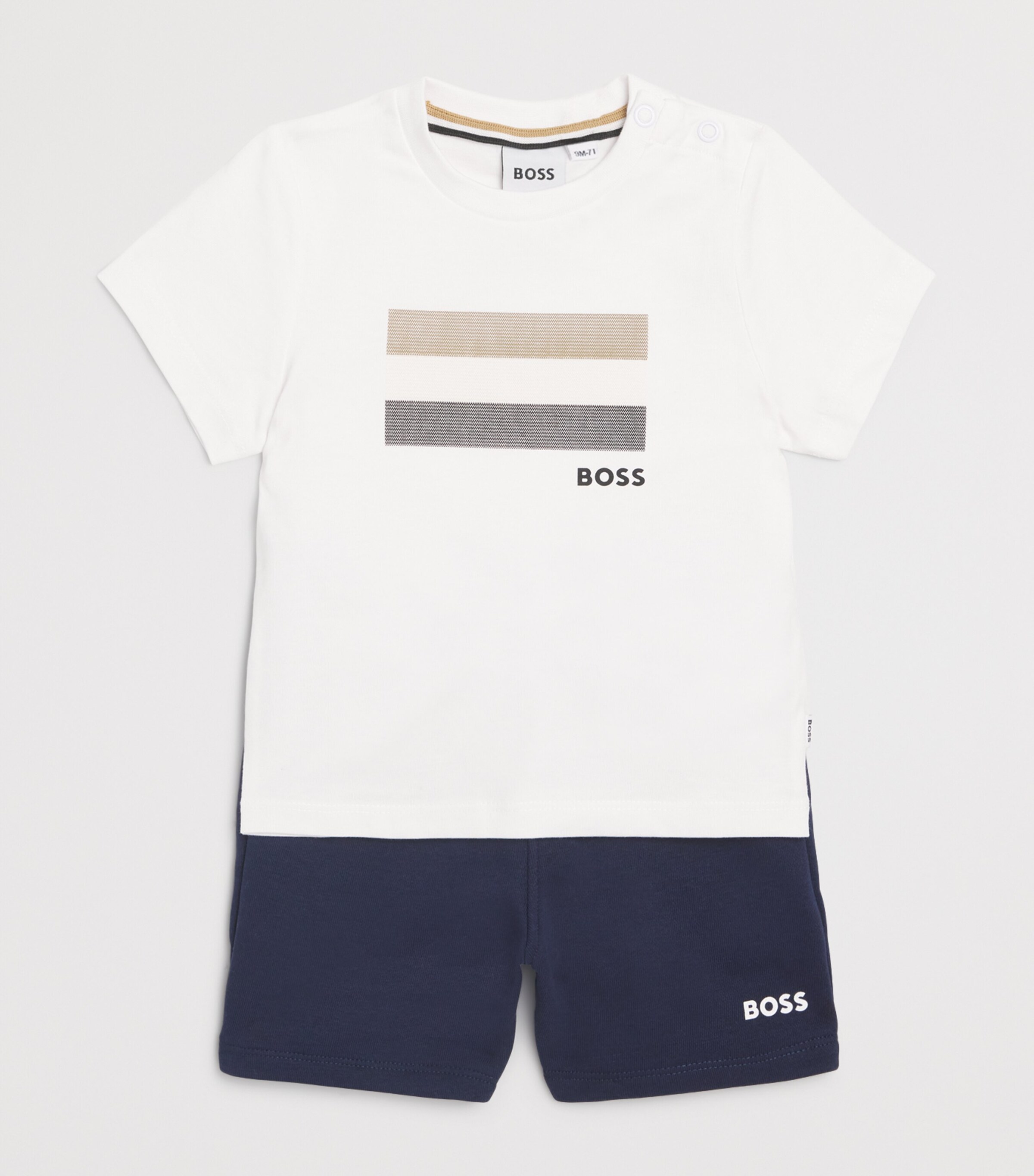 T-Shirt and Shorts Set (3-36 Months) 849NAVY Image 3