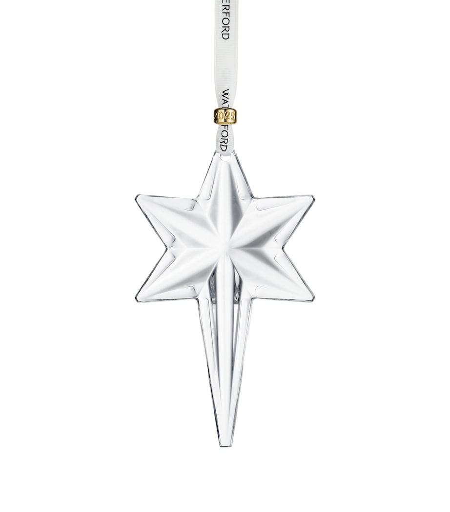 Crystal Star Tree Decoration 2025 CLEAR Image 3