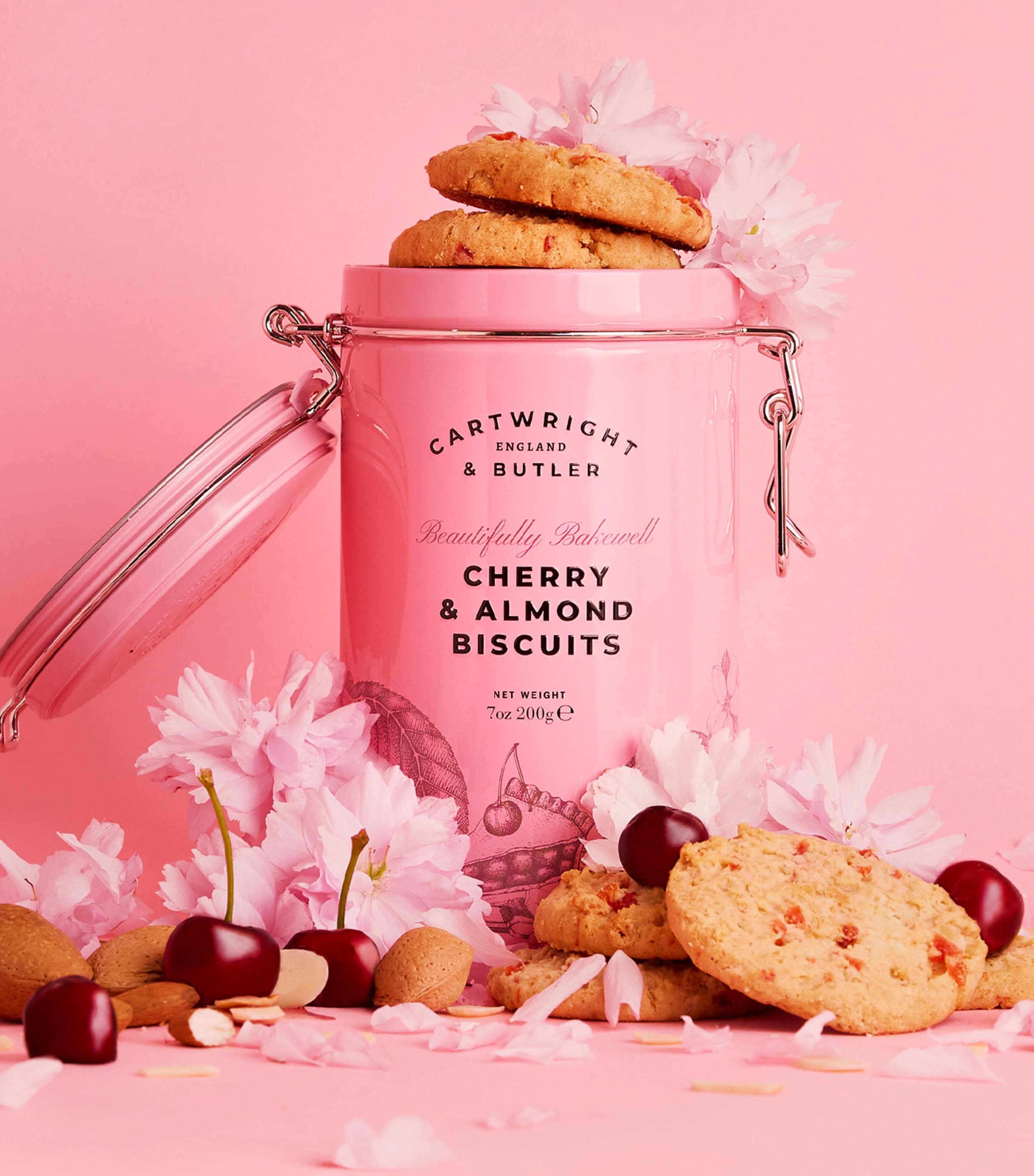 Cartwright & Butler Cherry and Almond Biscuits (200g) Image 2