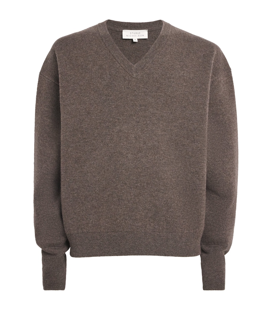 Wool-Cashmere V-Neck Sweater MOUSE Image 1