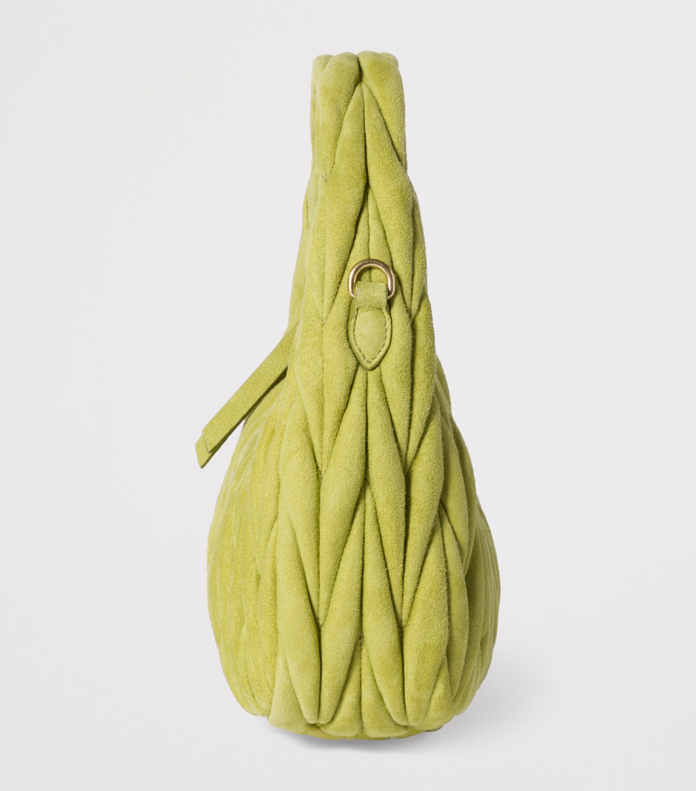 Small Matelassé Leather Wander Top-Handle Bag F077G Image 5