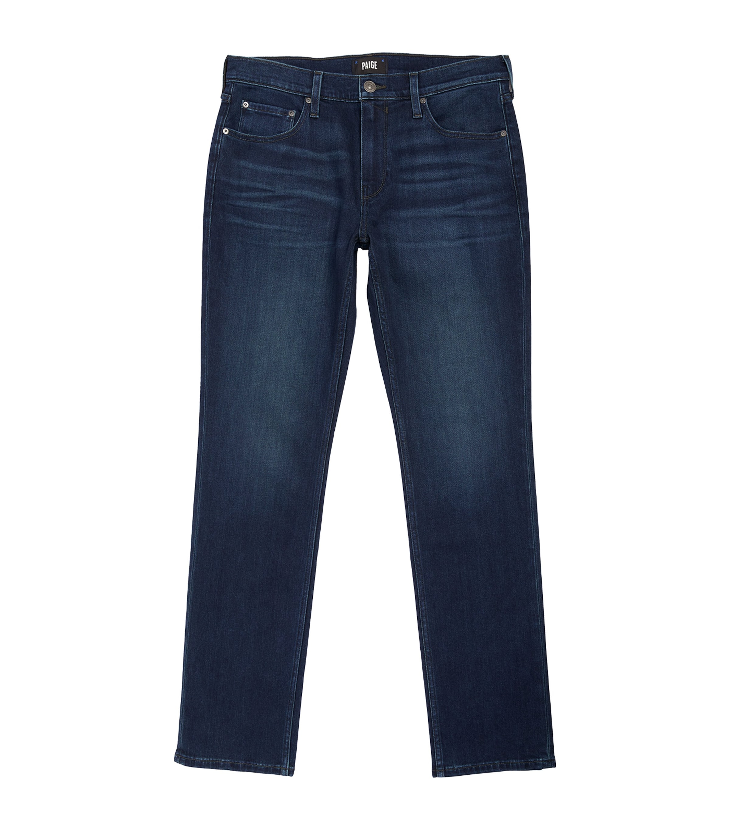 Paige Federal Slim Jeans In Navy