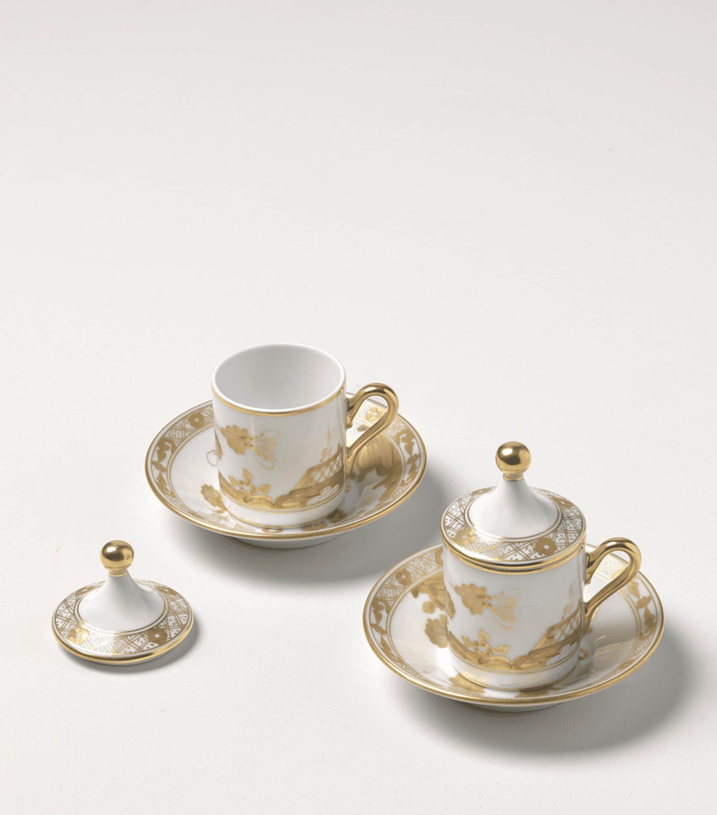 GINORI 1735 Oriente Italiano Aurum Coffee Cup and Saucer Image 2