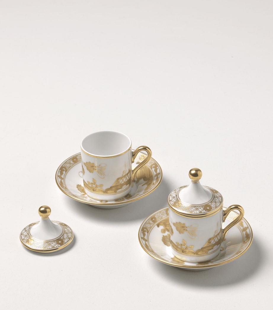Oriente Italiano Aurum Coffee Cup and Saucer G00133000 Image 2