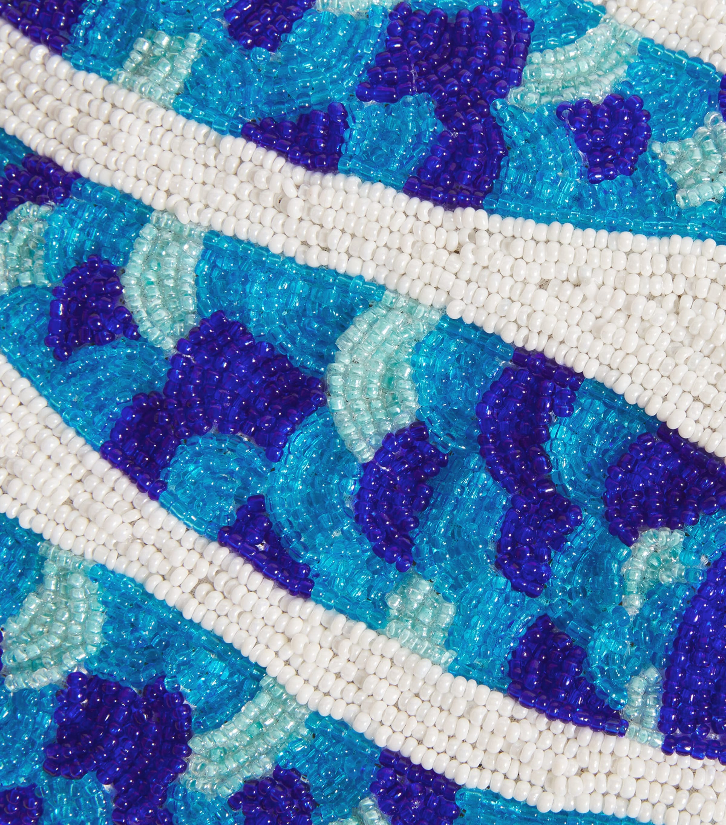 the Jacksons Beaded Fish Clutch Bag Blue Image 6