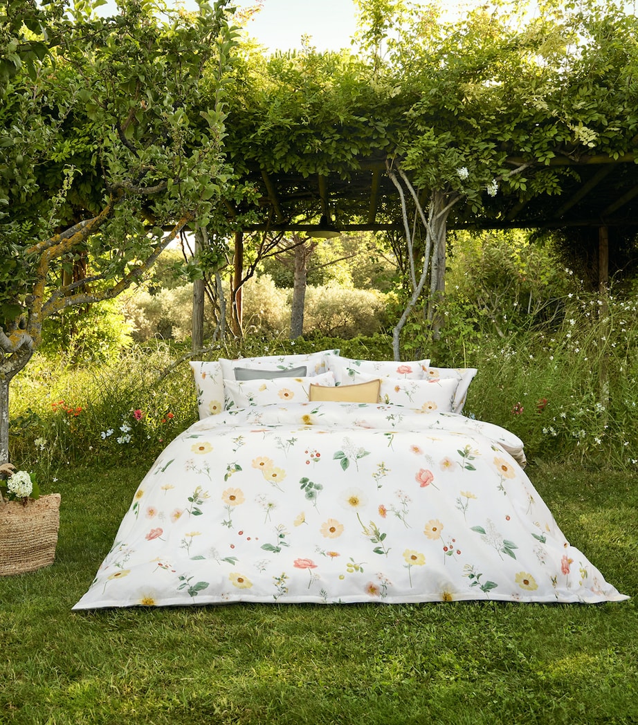 Schlossberg Cotton Sateen Zinnia King Duvet Cover (220cm x 230cm) Blanc Image 4