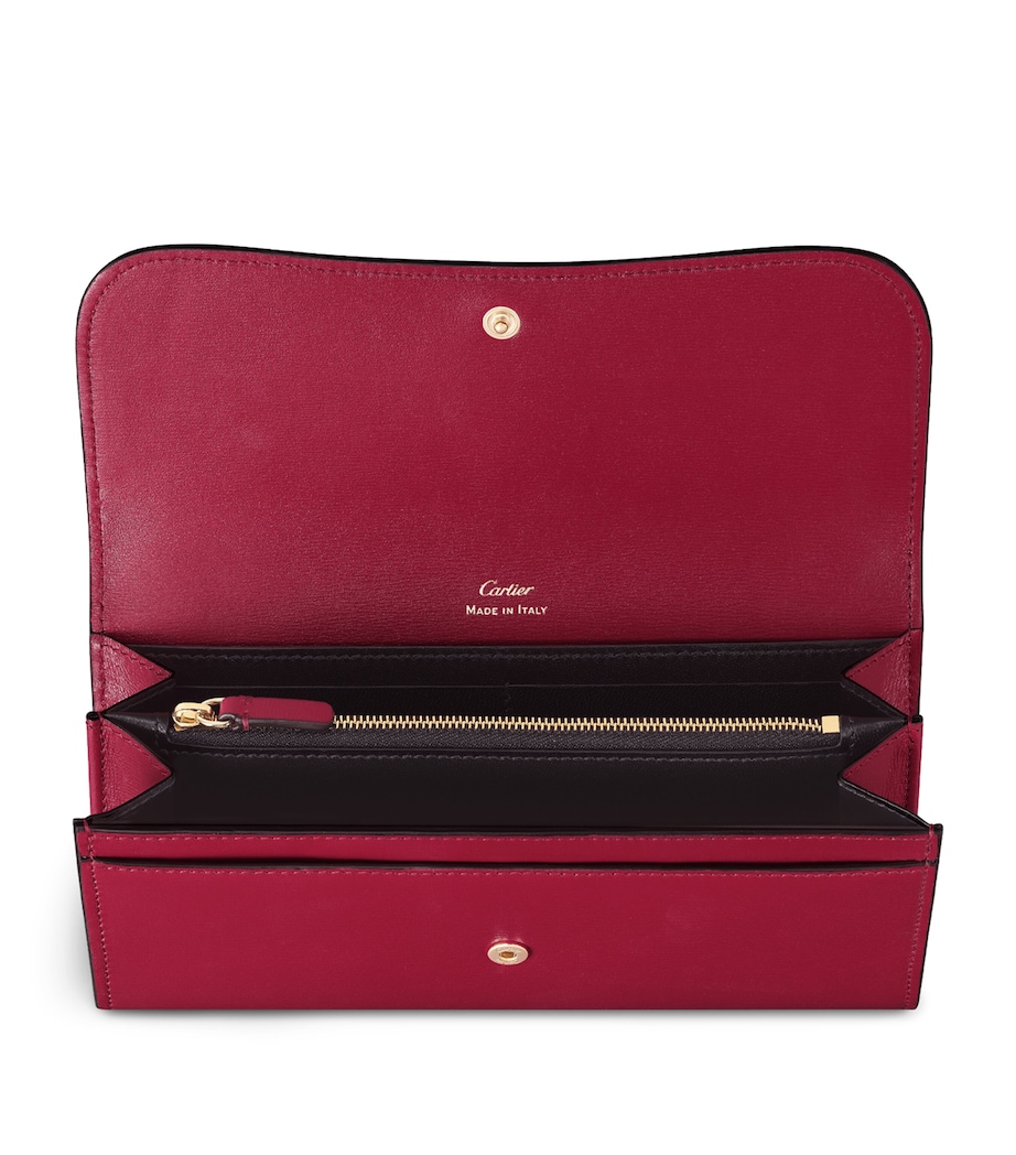 Cartier Calfskin Panthère de Cartier Wallet Red Image 4